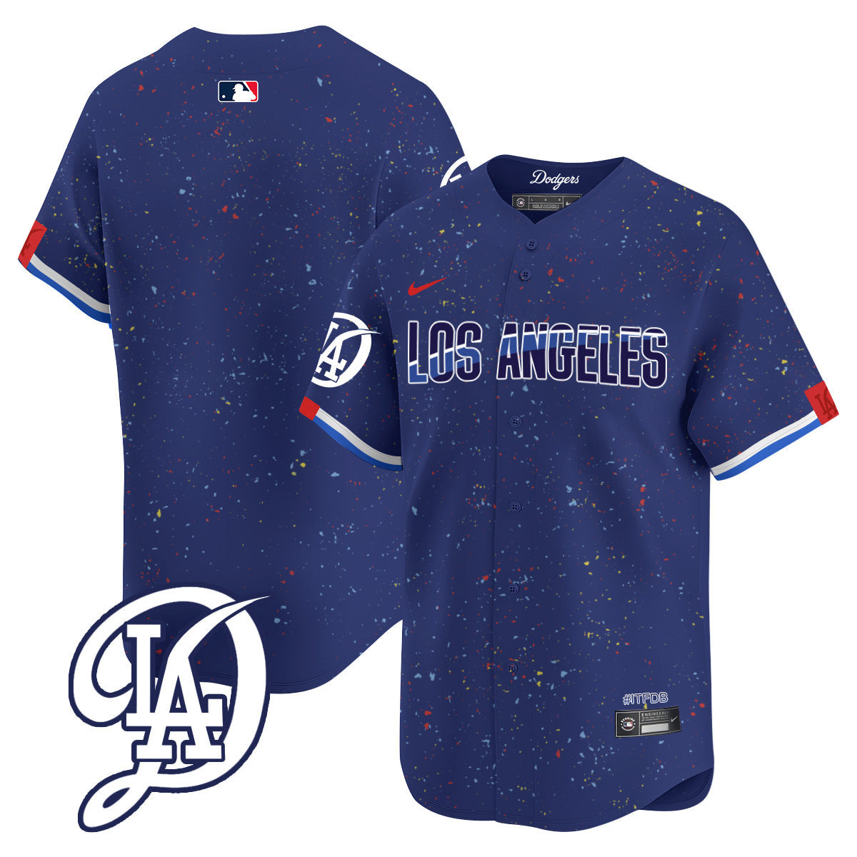 Men's Dodgers 2024 City Connect Vapor Premier Limited Jersey - All Stitched - Image 16