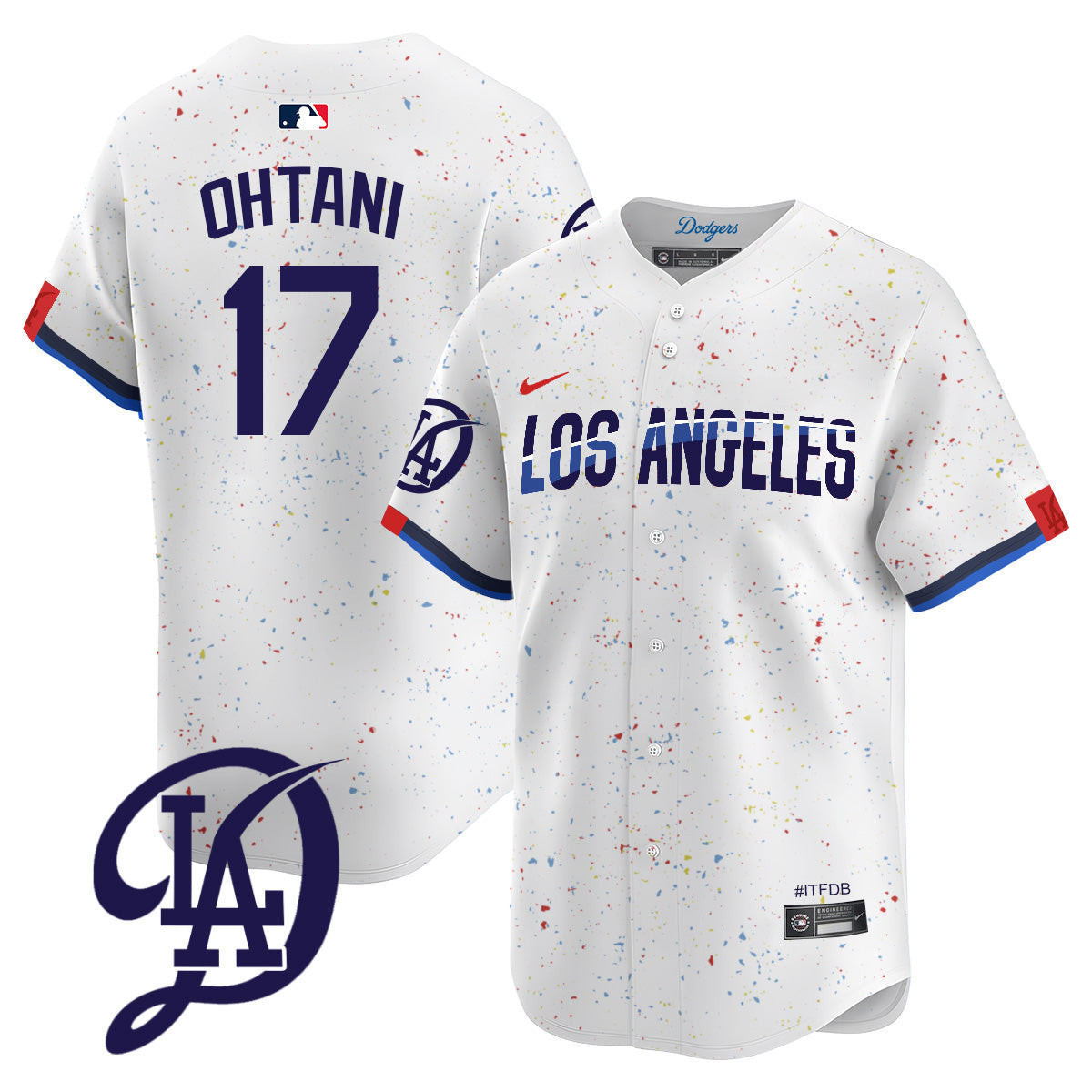 Men's Dodgers 2024 City Connect Vapor Premier Limited Jersey - All Stitched