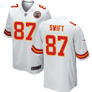 Taylor Swift Kansas City Chiefs White Jersey - All Stitched