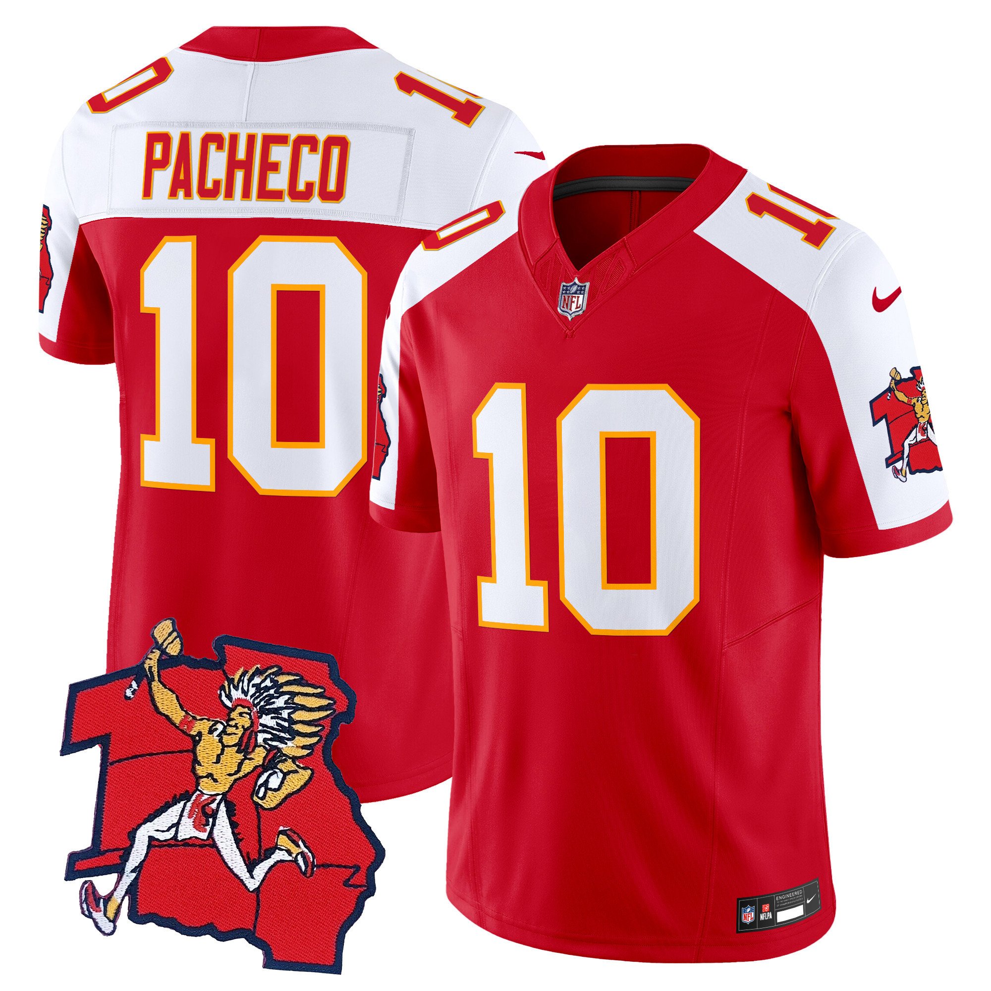 Men's Chiefs 1963 Throwback Vapor Limited Jersey - All Stitched - Image 4