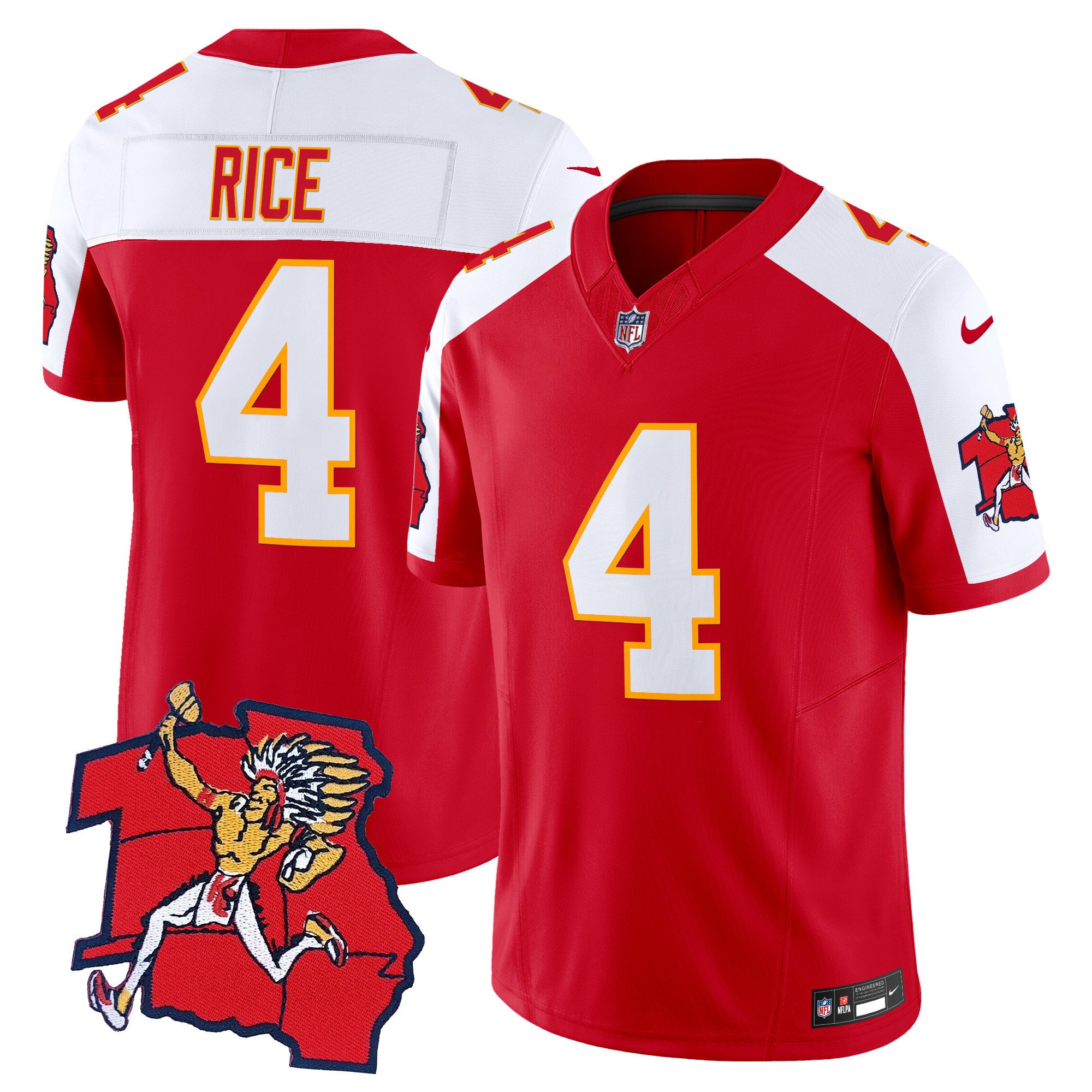 Men's Chiefs 1963 Throwback Vapor Limited Jersey - All Stitched - Image 7