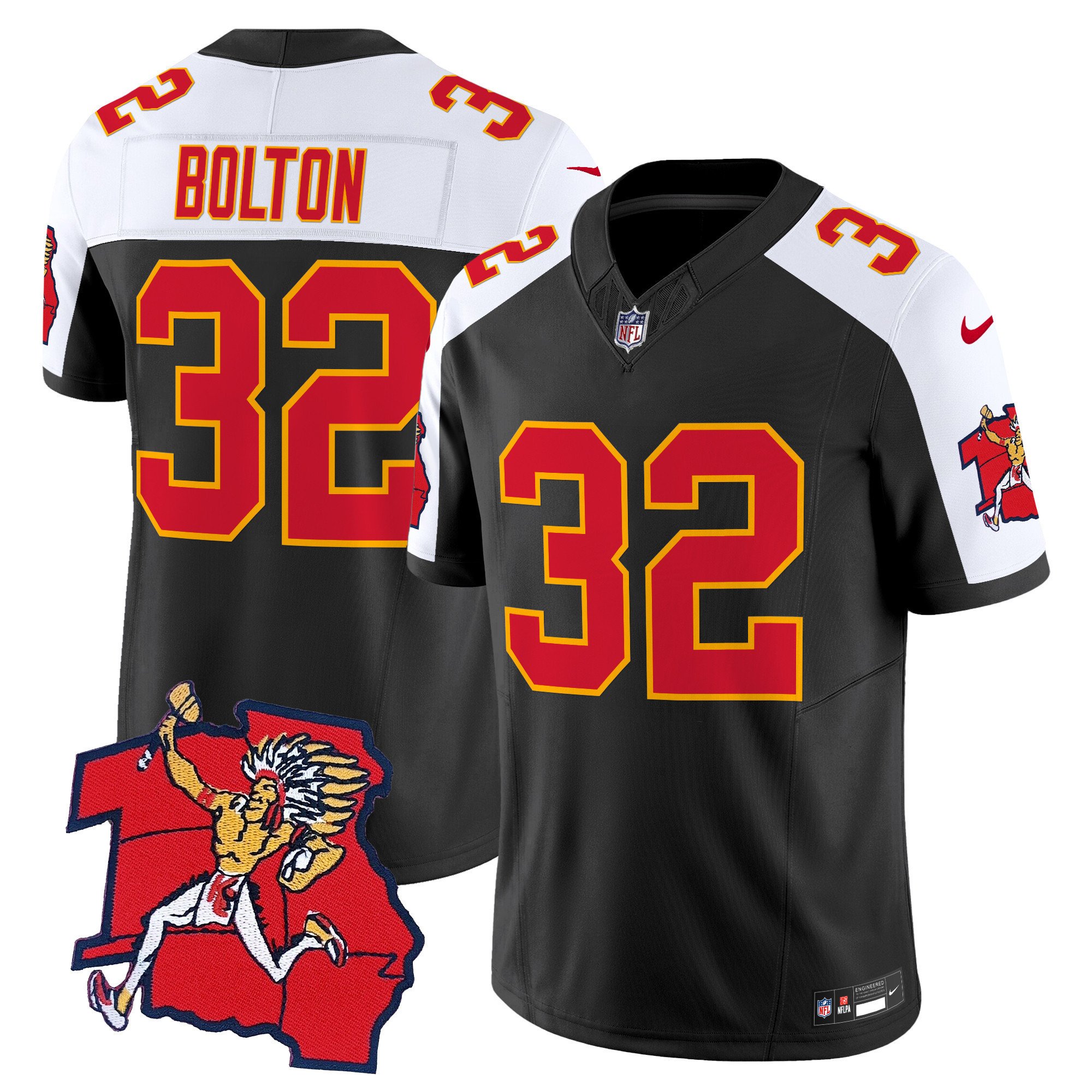 Men's Chiefs 1963 Throwback Vapor Limited Jersey - All Stitched - Image 14