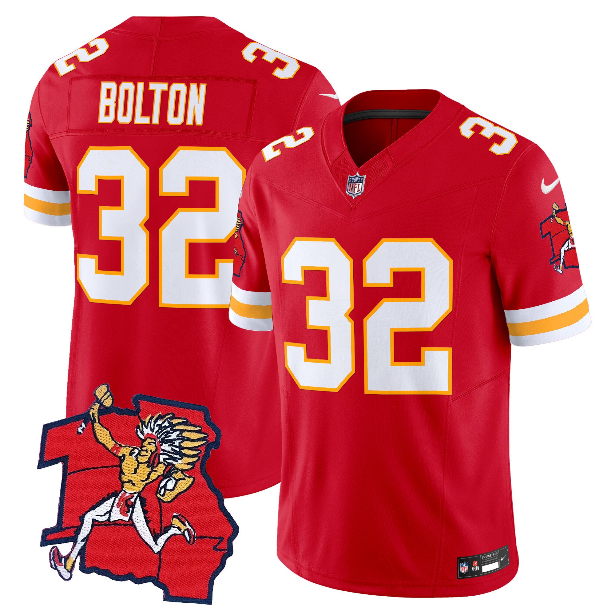 Men's Chiefs 1963 Throwback Vapor Limited Jersey - All Stitched - Image 22
