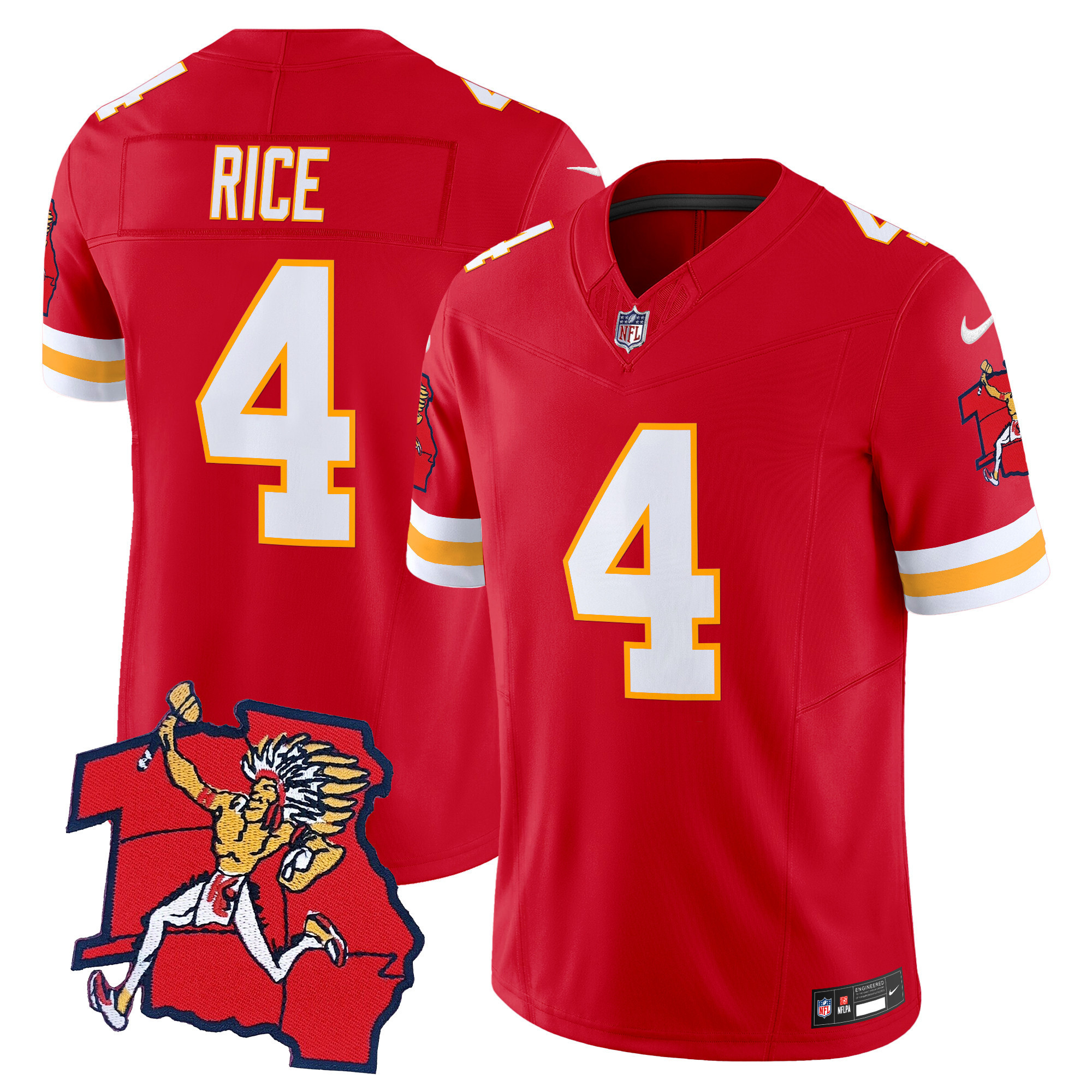 Men's Chiefs 1963 Throwback Vapor Limited Jersey - All Stitched - Image 23