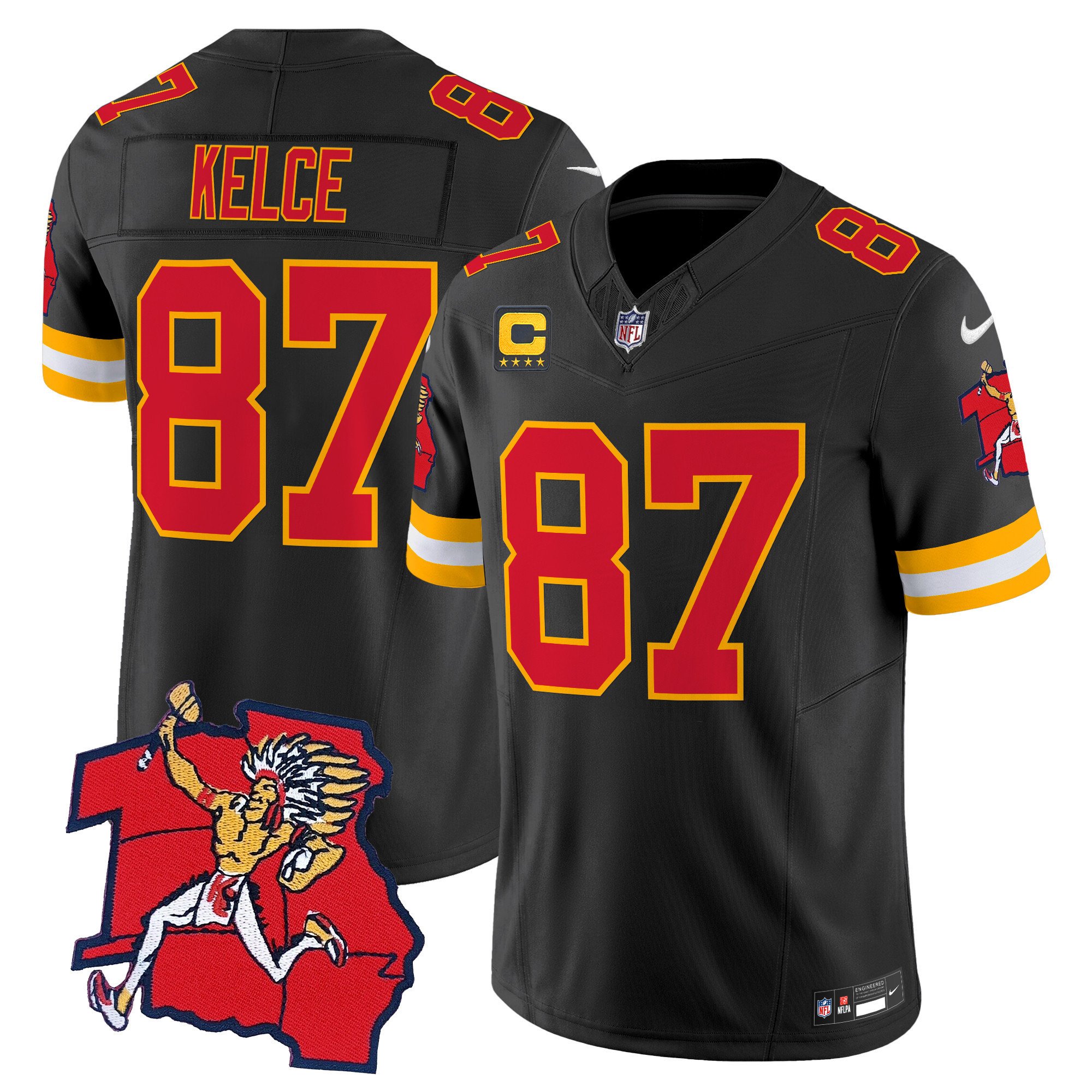 Men's Chiefs 1963 Throwback Vapor Limited Jersey - All Stitched - Image 34