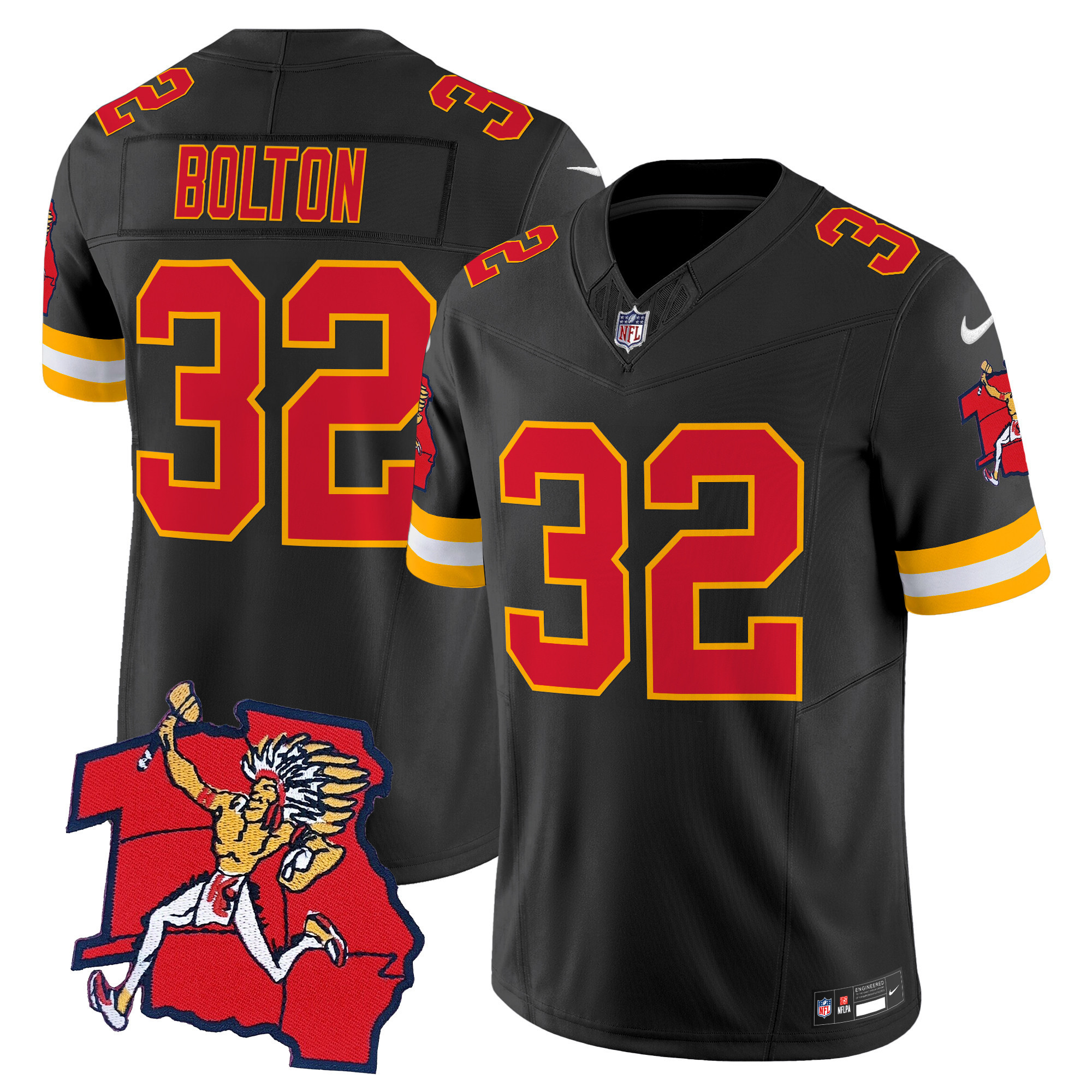 Men's Chiefs 1963 Throwback Vapor Limited Jersey - All Stitched - Image 38