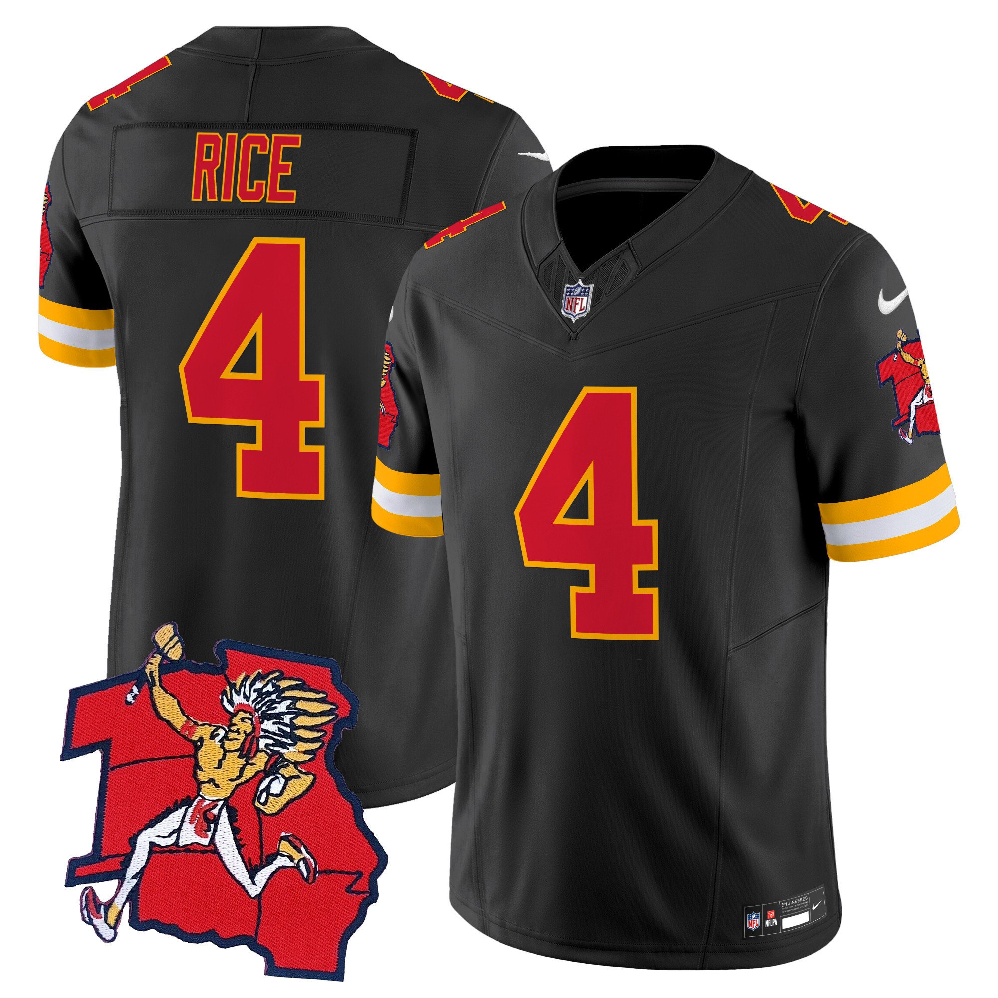 Men's Chiefs 1963 Throwback Vapor Limited Jersey - All Stitched - Image 39
