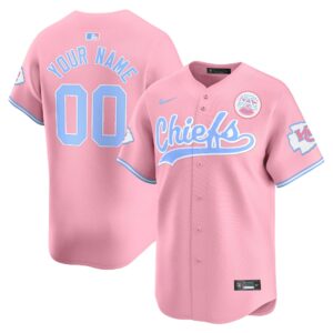 Chiefs Bubblegum Pink Vapor Premier Limited Custom Jersey - All Stitched