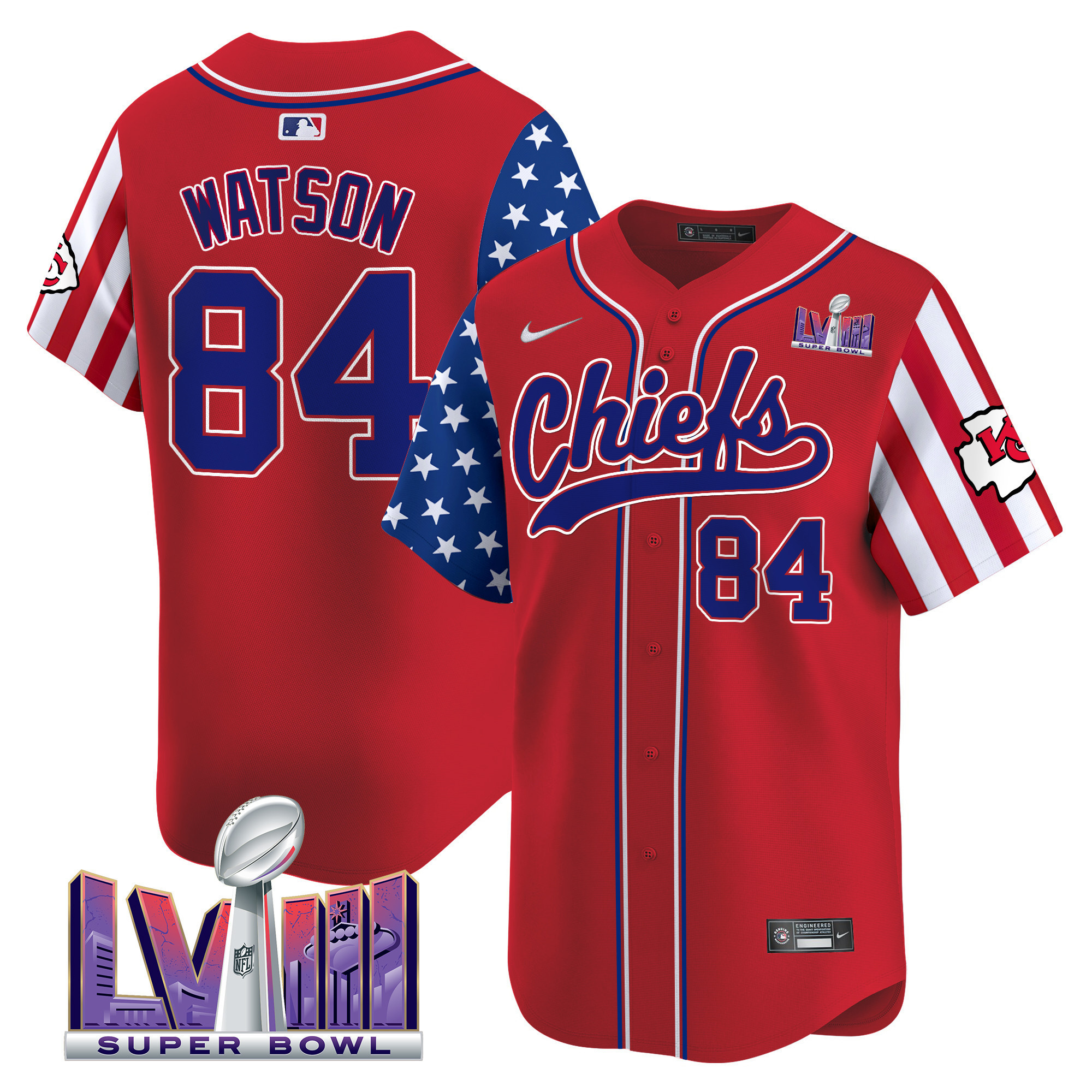 Men's Chiefs 2024 American Style Vapor Premier Limited Jersey - All Stitched - Image 13