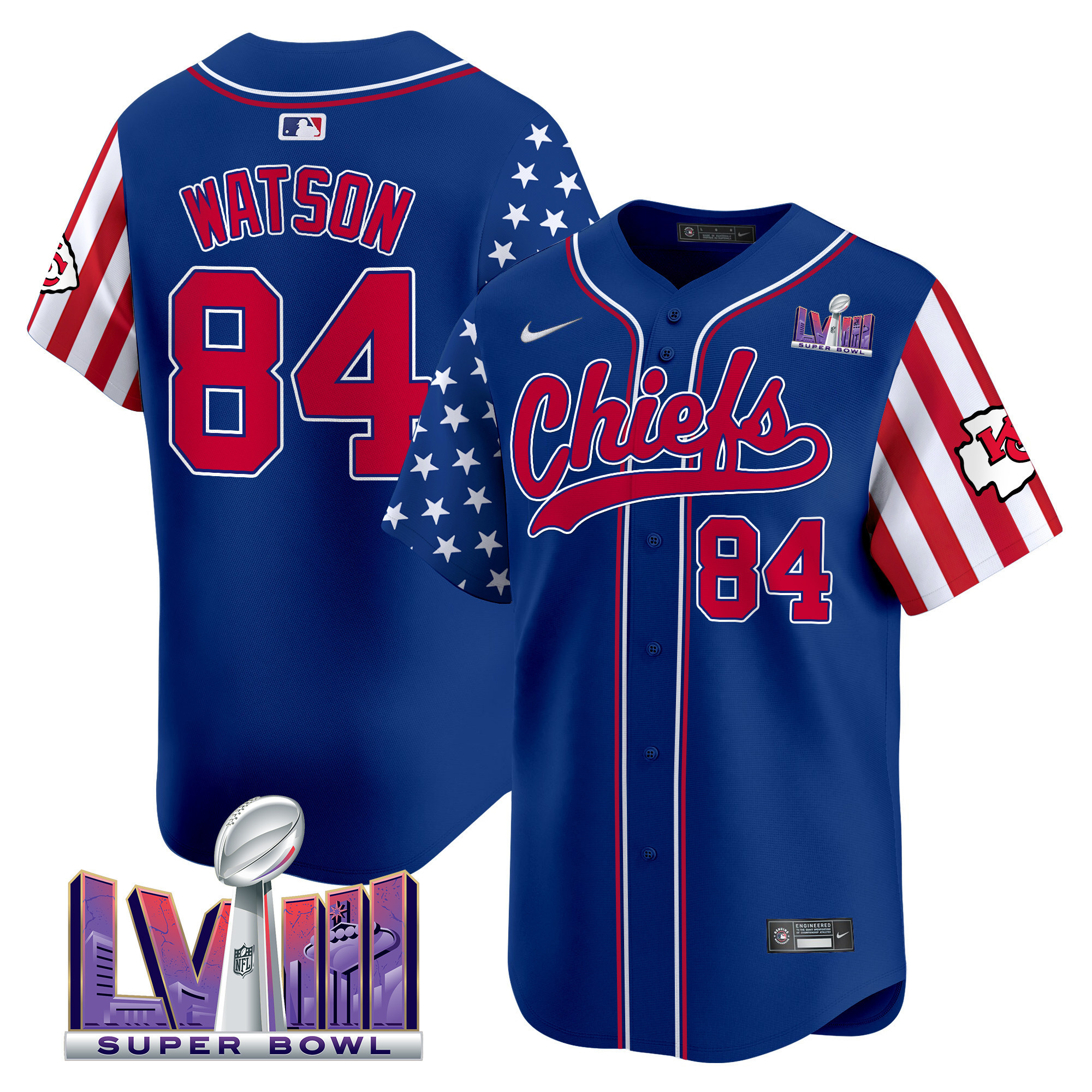 Men's Chiefs 2024 American Style Vapor Premier Limited Jersey - All Stitched - Image 21