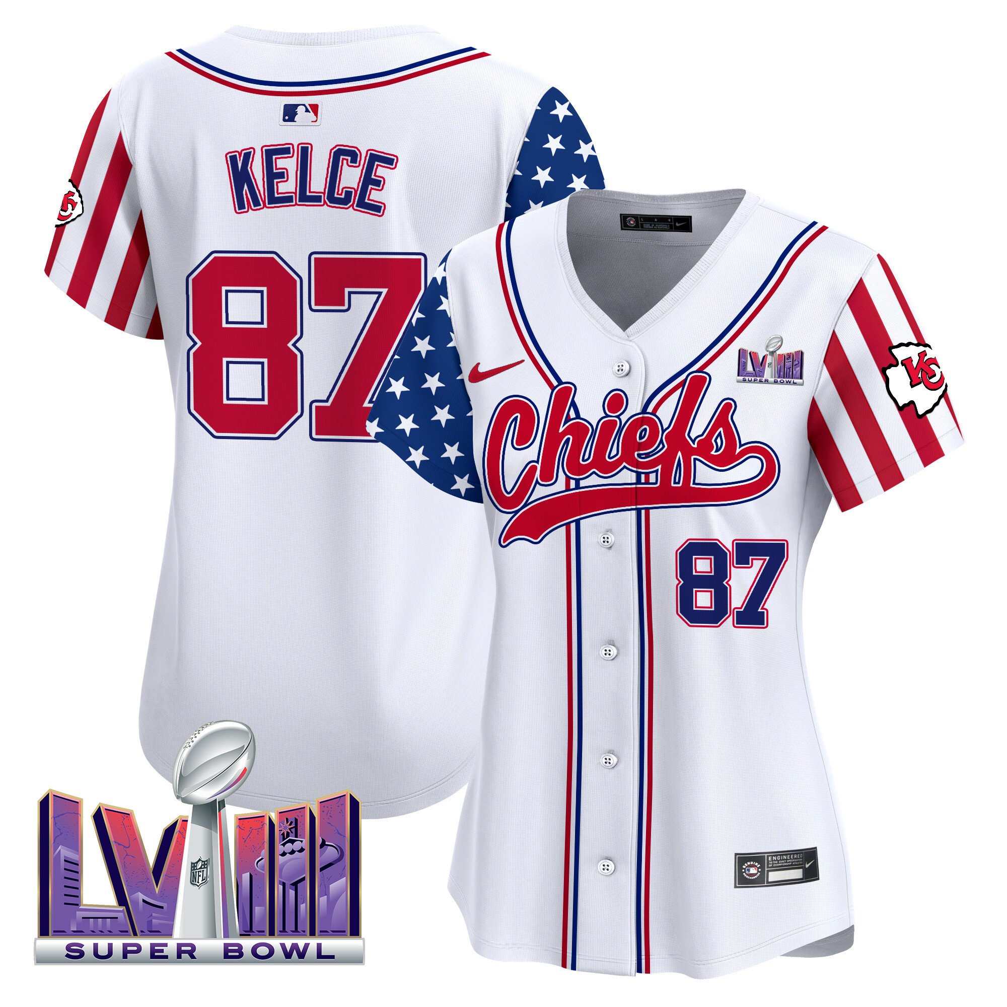 Women's Chiefs 2024 American Style Vapor Premier Limited Jersey - All Stitched - Image 2