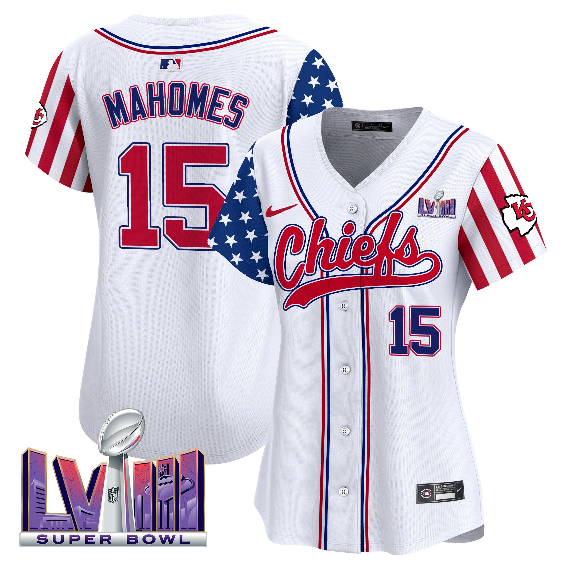Women's Chiefs 2024 American Style Vapor Premier Limited Jersey - All Stitched