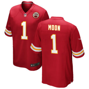 Warren Moon Kansas City Chiefs Red Jersey - All Stitched