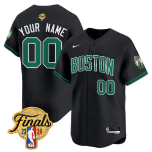 Boston Celtics 2024 Finals Patch Swingman Custom Jersey V2 - All Stitched