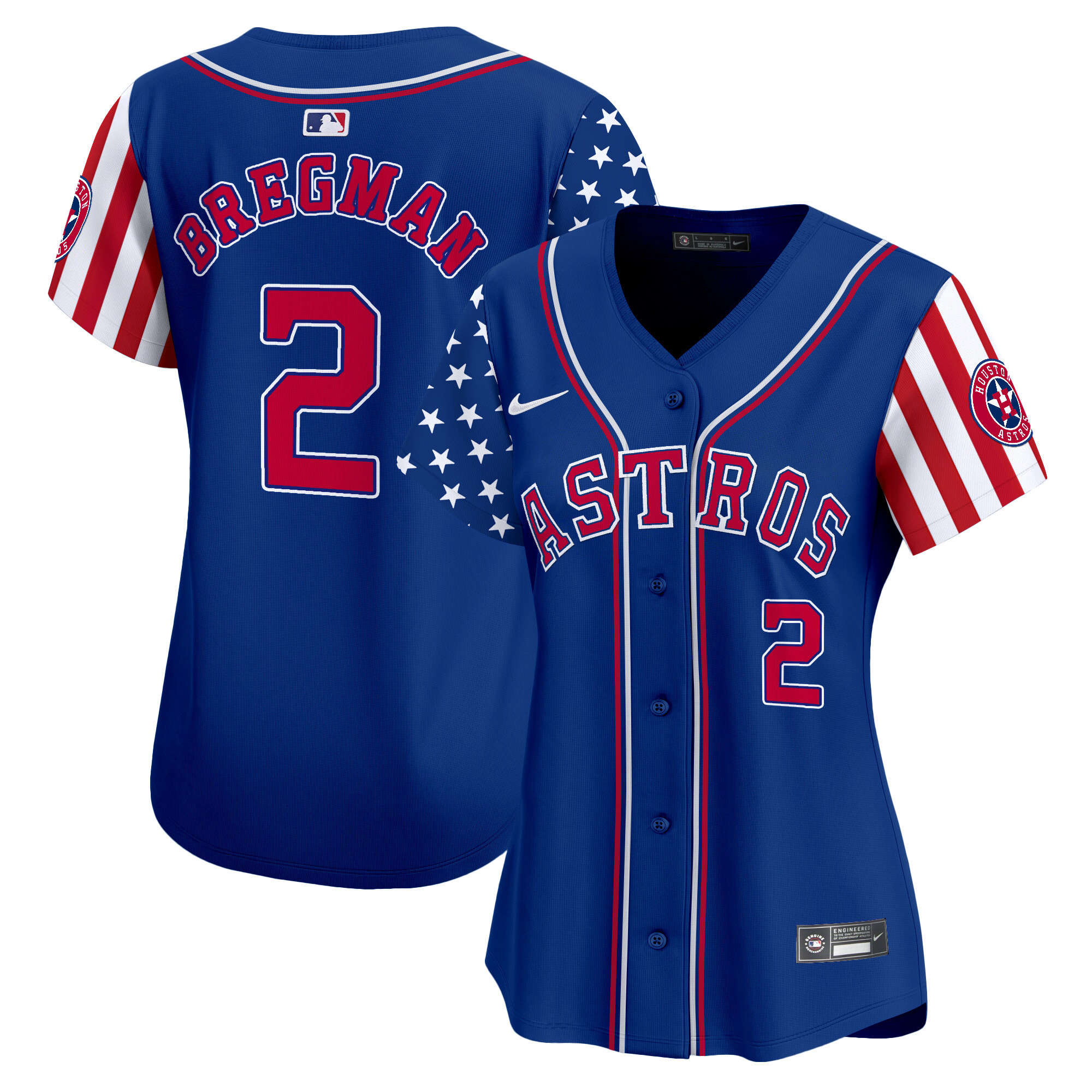 Women's Astros 2024 Independence Day Vapor Premier Limited Jersey - All Stitched - Image 18