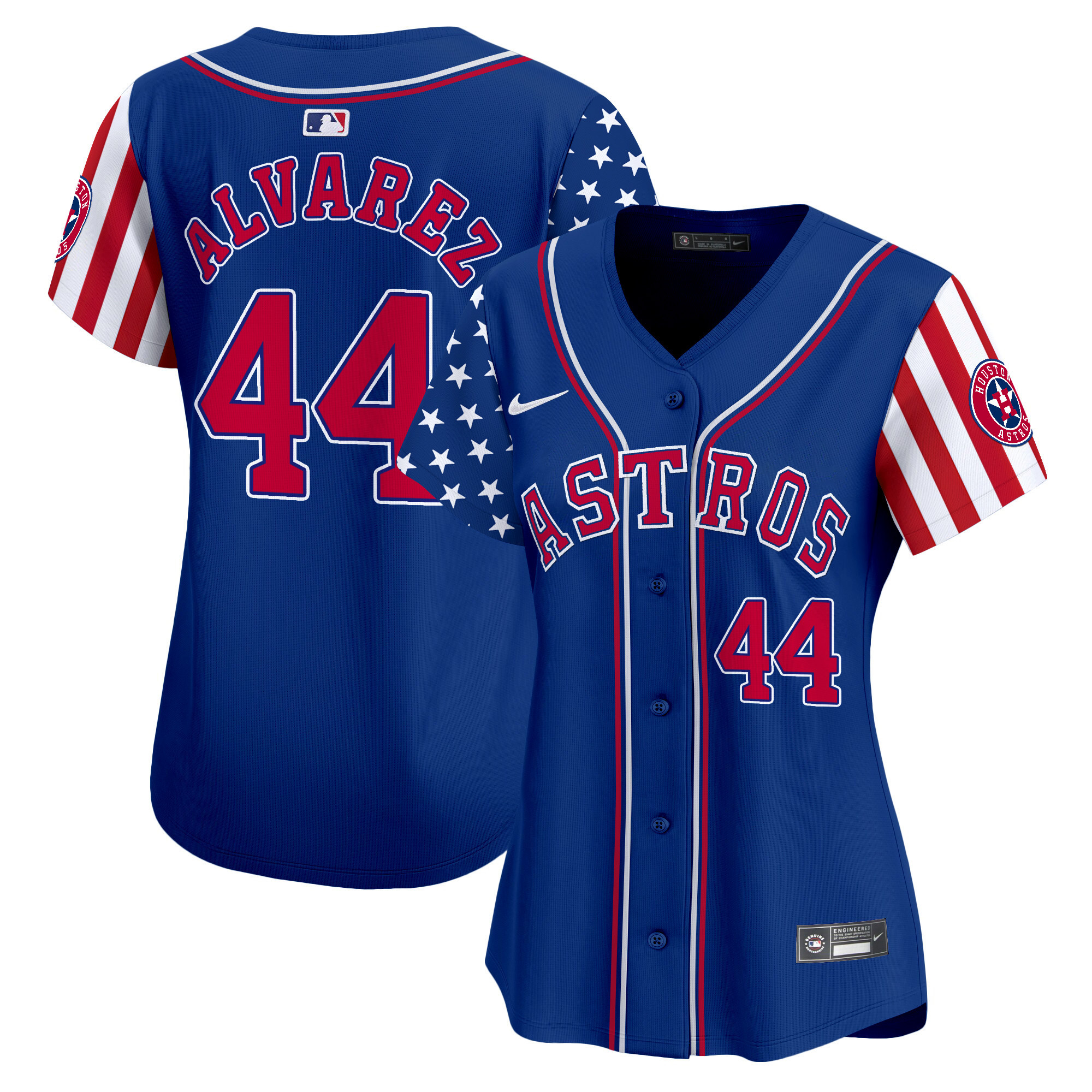 Women's Astros 2024 Independence Day Vapor Premier Limited Jersey - All Stitched - Image 21