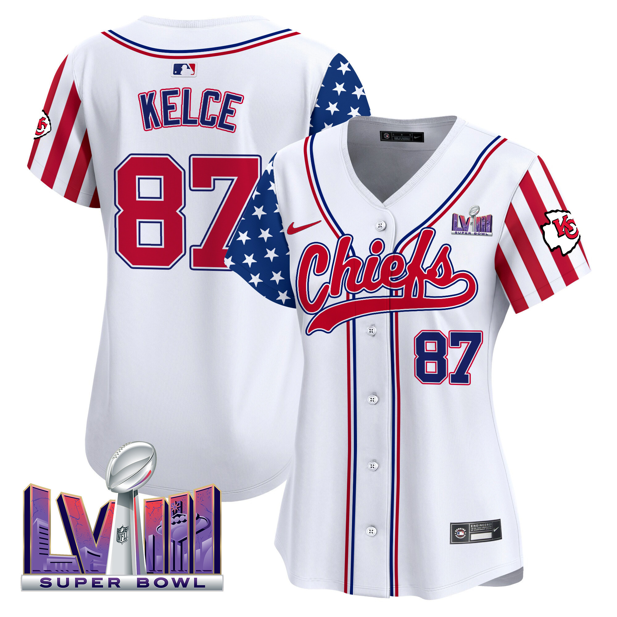 Women's Chiefs 2024 American Style Vapor Premier Limited Jersey - All Stitched - Image 2