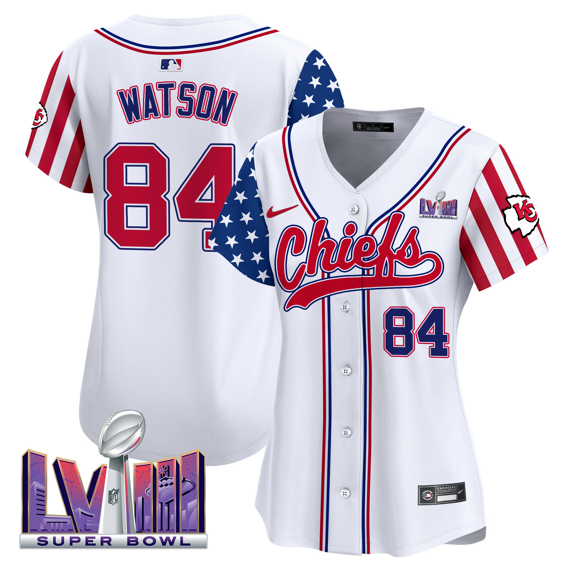 Women's Chiefs 2024 American Style Vapor Premier Limited Jersey - All Stitched - Image 5