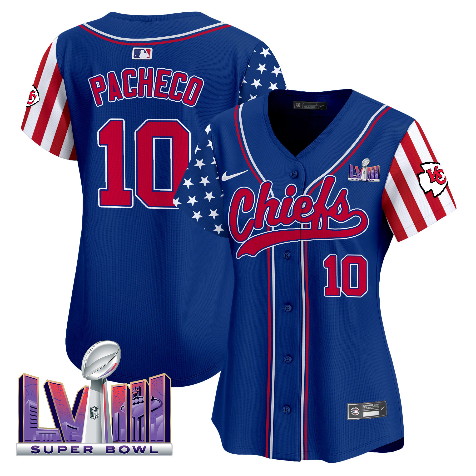 Women's Chiefs 2024 American Style Vapor Premier Limited Jersey - All Stitched - Image 20