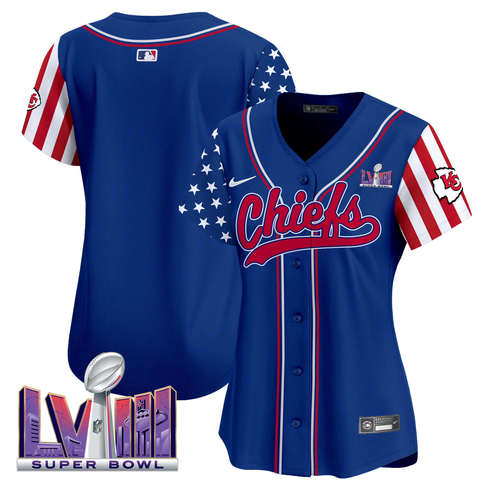 Women's Chiefs 2024 American Style Vapor Premier Limited Jersey - All Stitched - Image 24