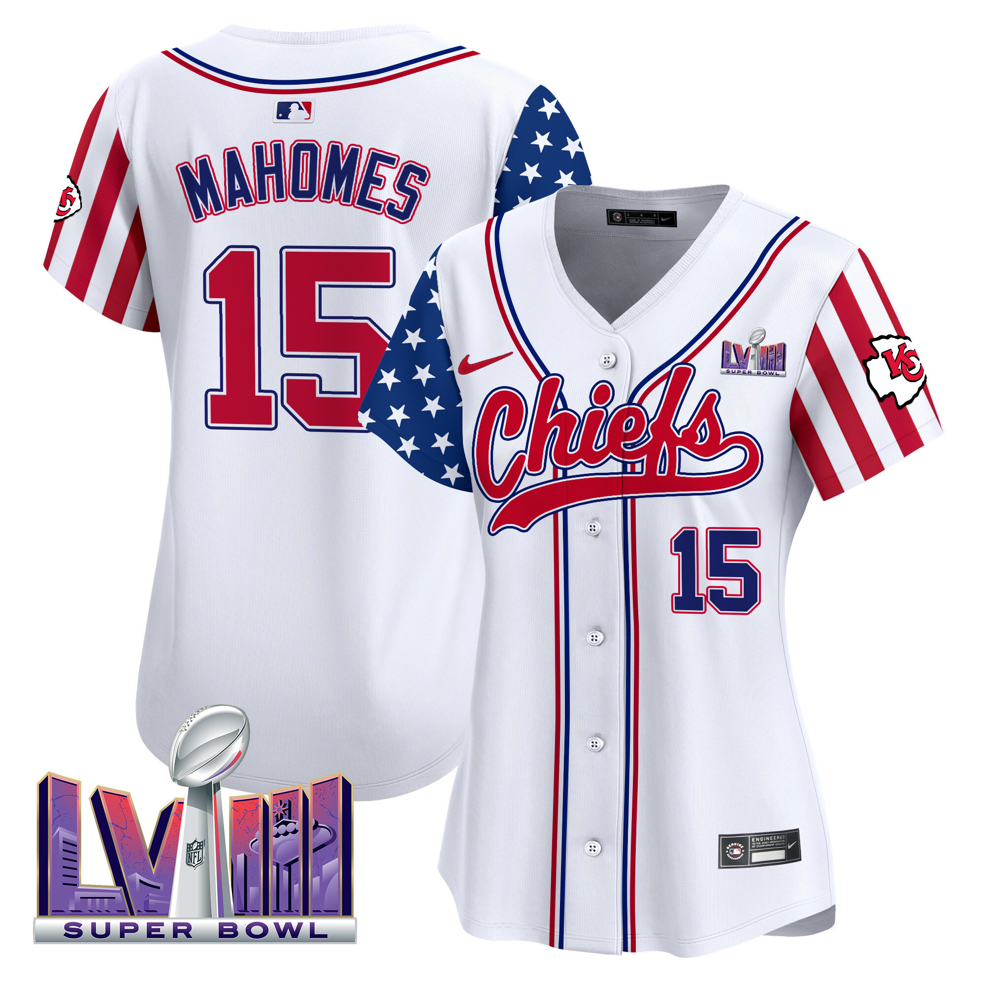 Women's Chiefs 2024 American Style Vapor Premier Limited Jersey - All Stitched