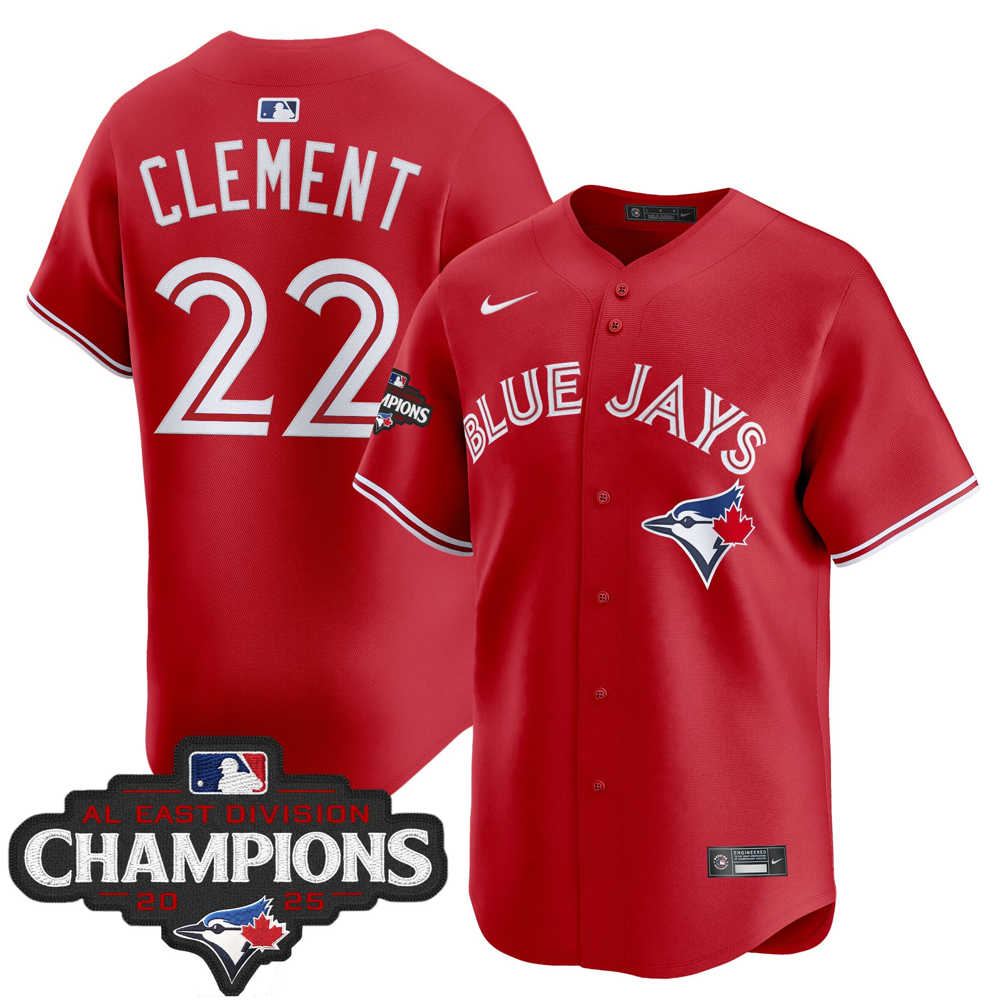Men's Toronto Blue Jays 2025 AL East Division Champions Vapor Premier Limited Jersey - All Stitched - Image 33