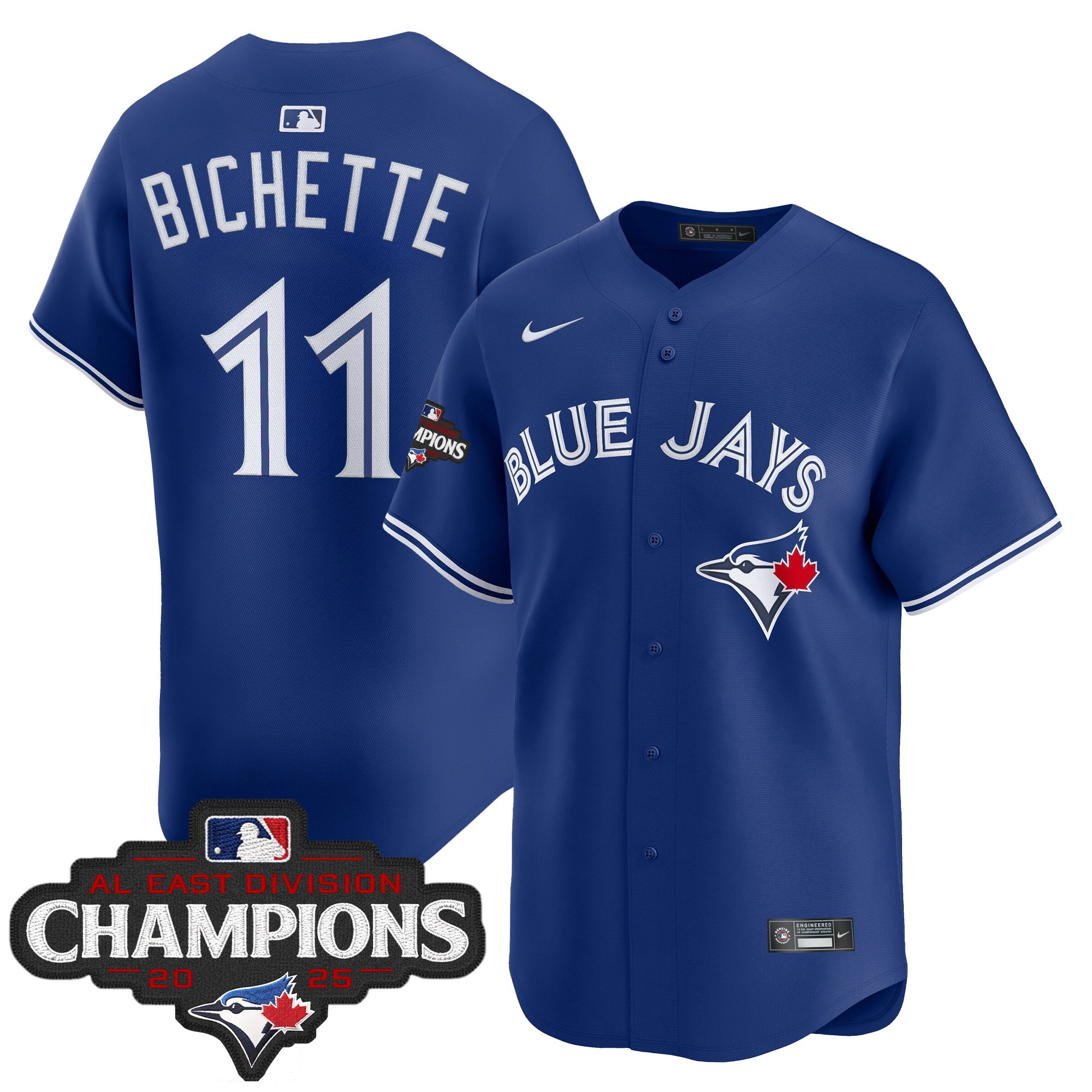 Men's Toronto Blue Jays 2025 AL East Division Champions Vapor Premier Limited Jersey - All Stitched - Image 25