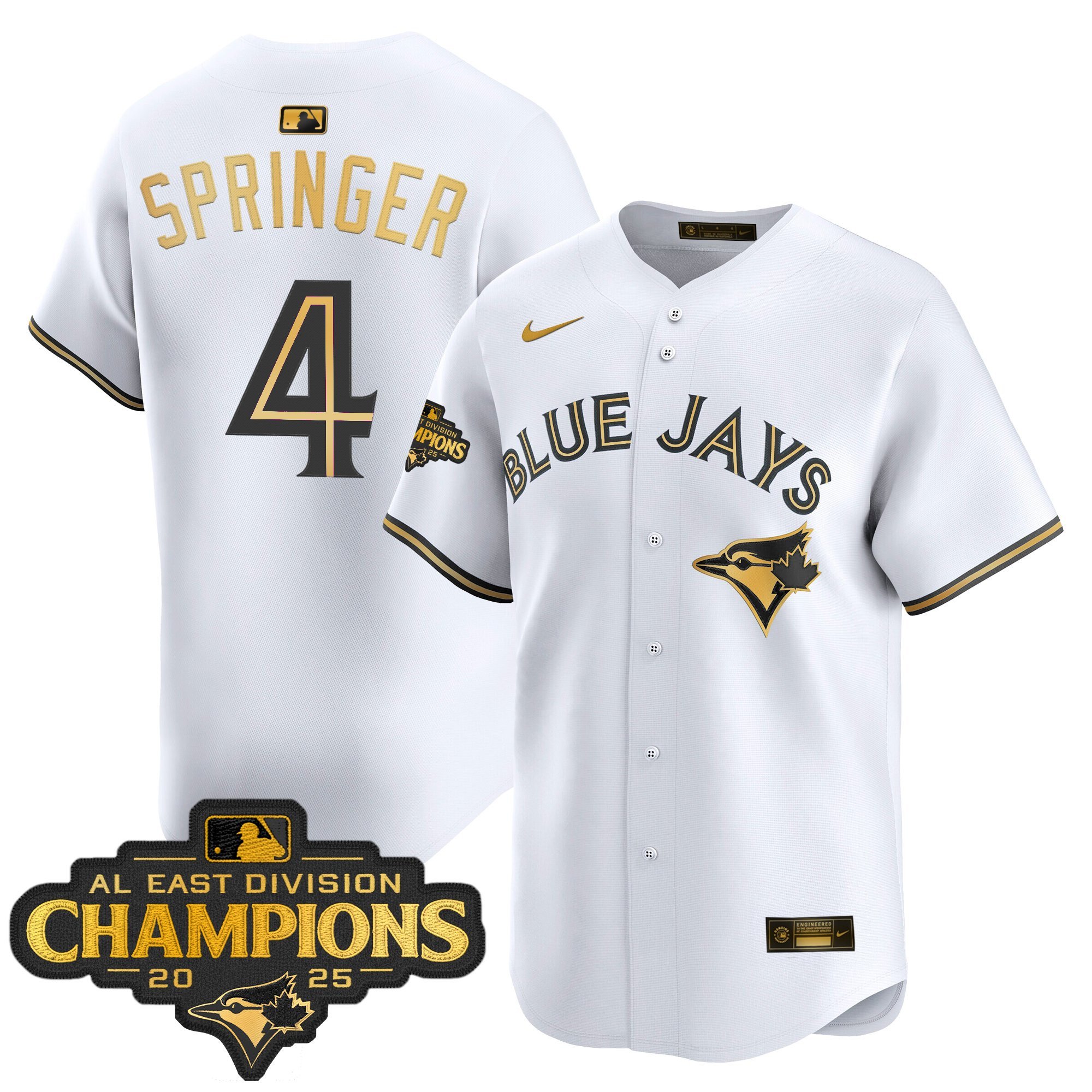 Men's Toronto Blue Jays 2025 AL East Division Champions Vapor Premier Limited Jersey - All Stitched - Image 13