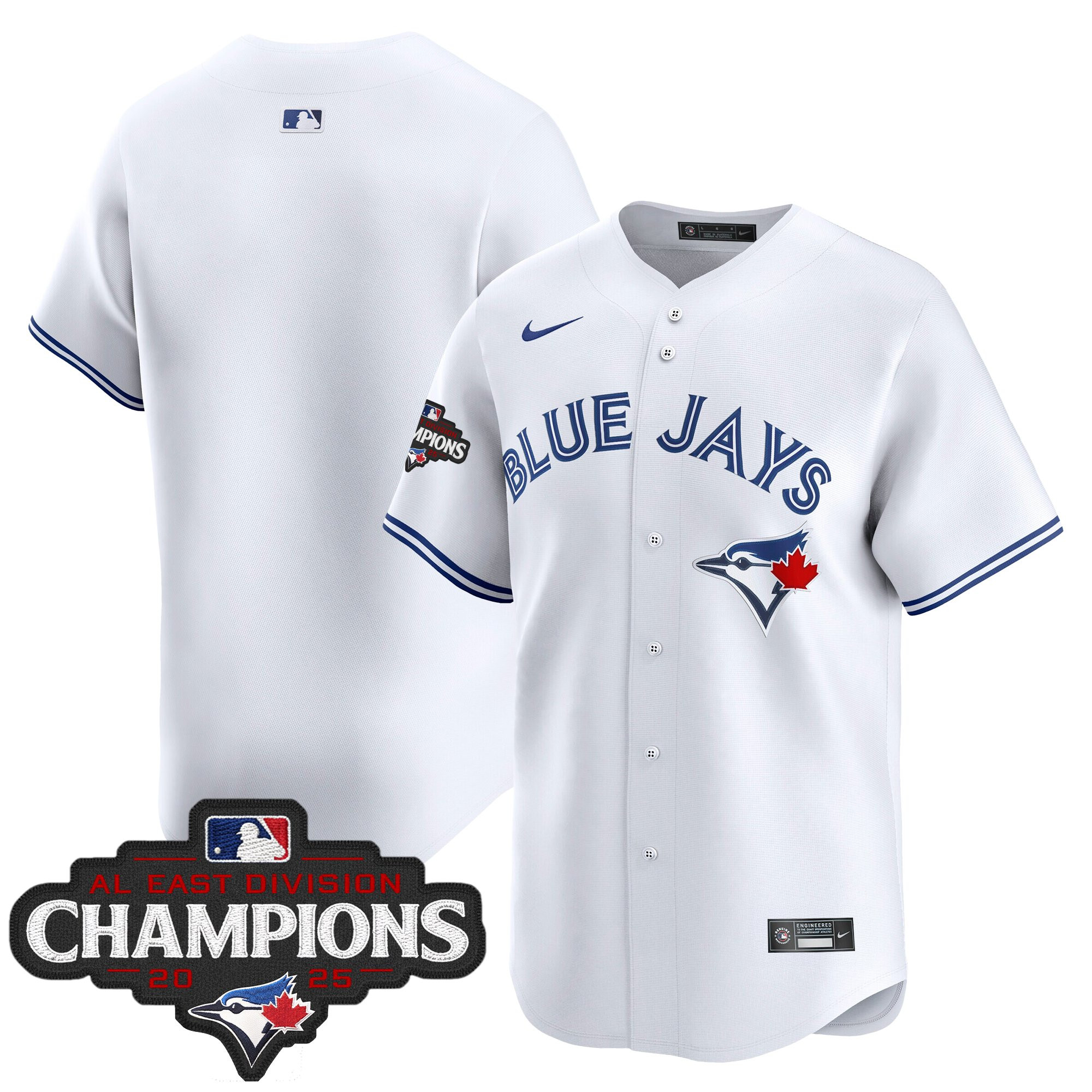 Men's Toronto Blue Jays 2025 AL East Division Champions Vapor Premier Limited Jersey - All Stitched - Image 42