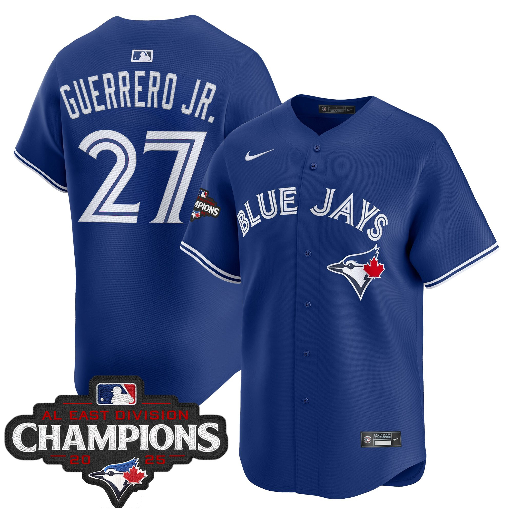 Men's Toronto Blue Jays 2025 AL East Division Champions Vapor Premier Limited Jersey - All Stitched - Image 22