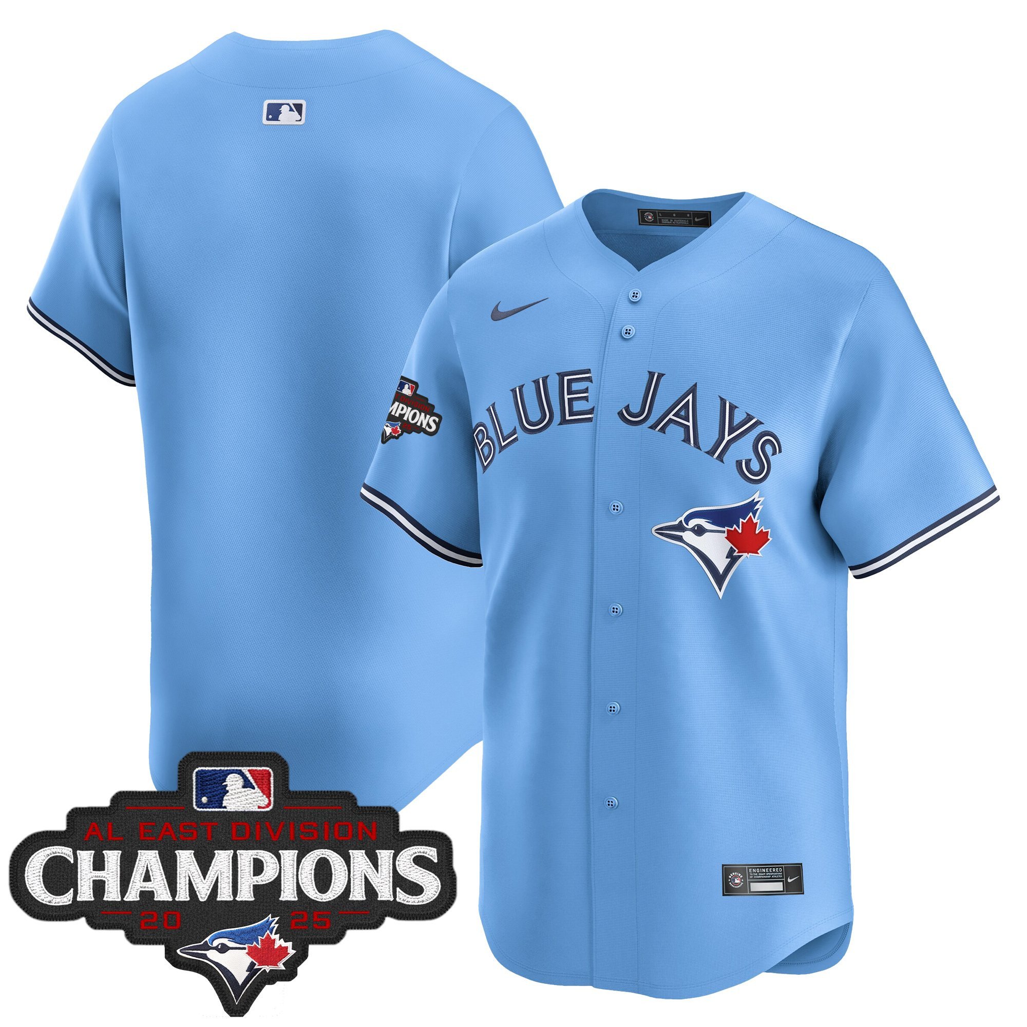 Men's Toronto Blue Jays 2025 AL East Division Champions Vapor Premier Limited Jersey - All Stitched - Image 21