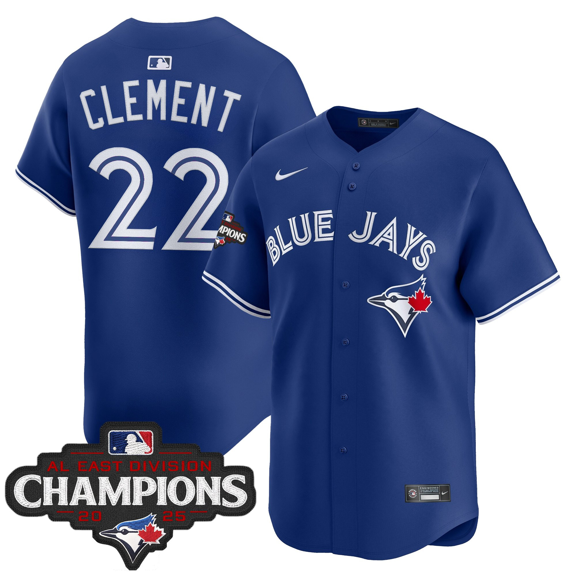 Men's Toronto Blue Jays 2025 AL East Division Champions Vapor Premier Limited Jersey - All Stitched - Image 26