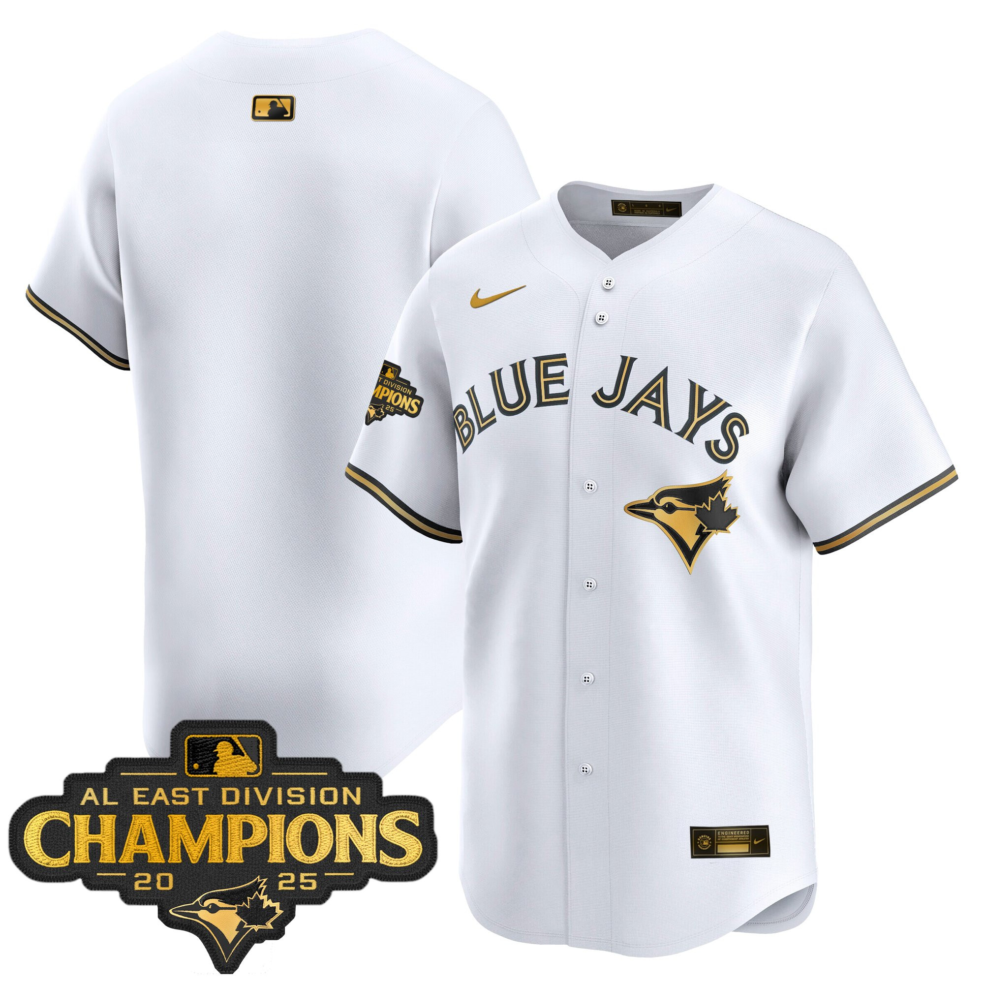 Men's Toronto Blue Jays 2025 AL East Division Champions Vapor Premier Limited Jersey - All Stitched - Image 14