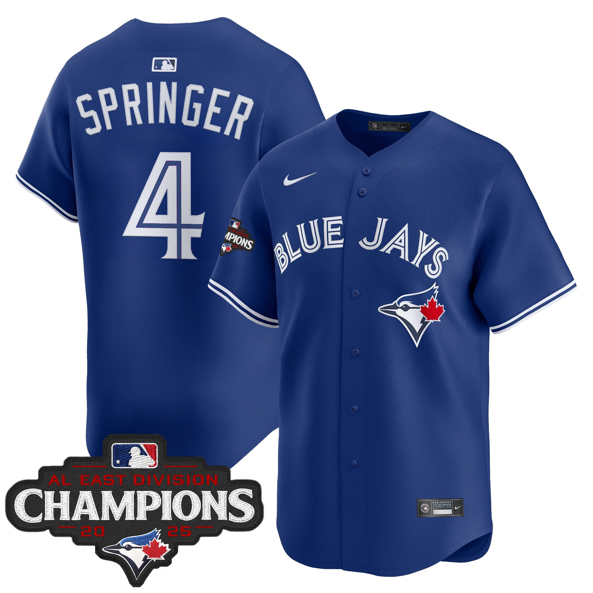 Men's Toronto Blue Jays 2025 AL East Division Champions Vapor Premier Limited Jersey - All Stitched - Image 27
