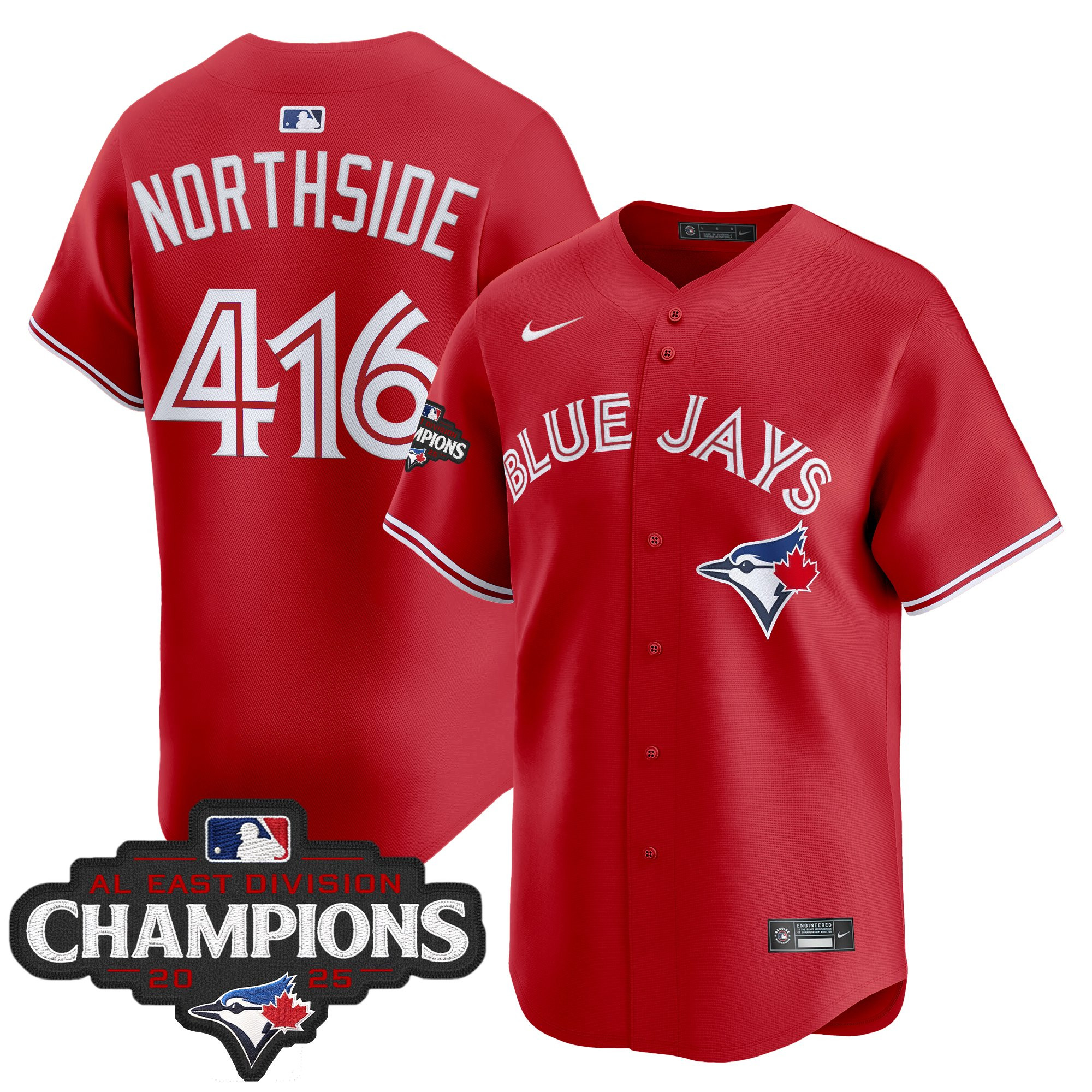 Men's Toronto Blue Jays 2025 AL East Division Champions Vapor Premier Limited Jersey - All Stitched - Image 31