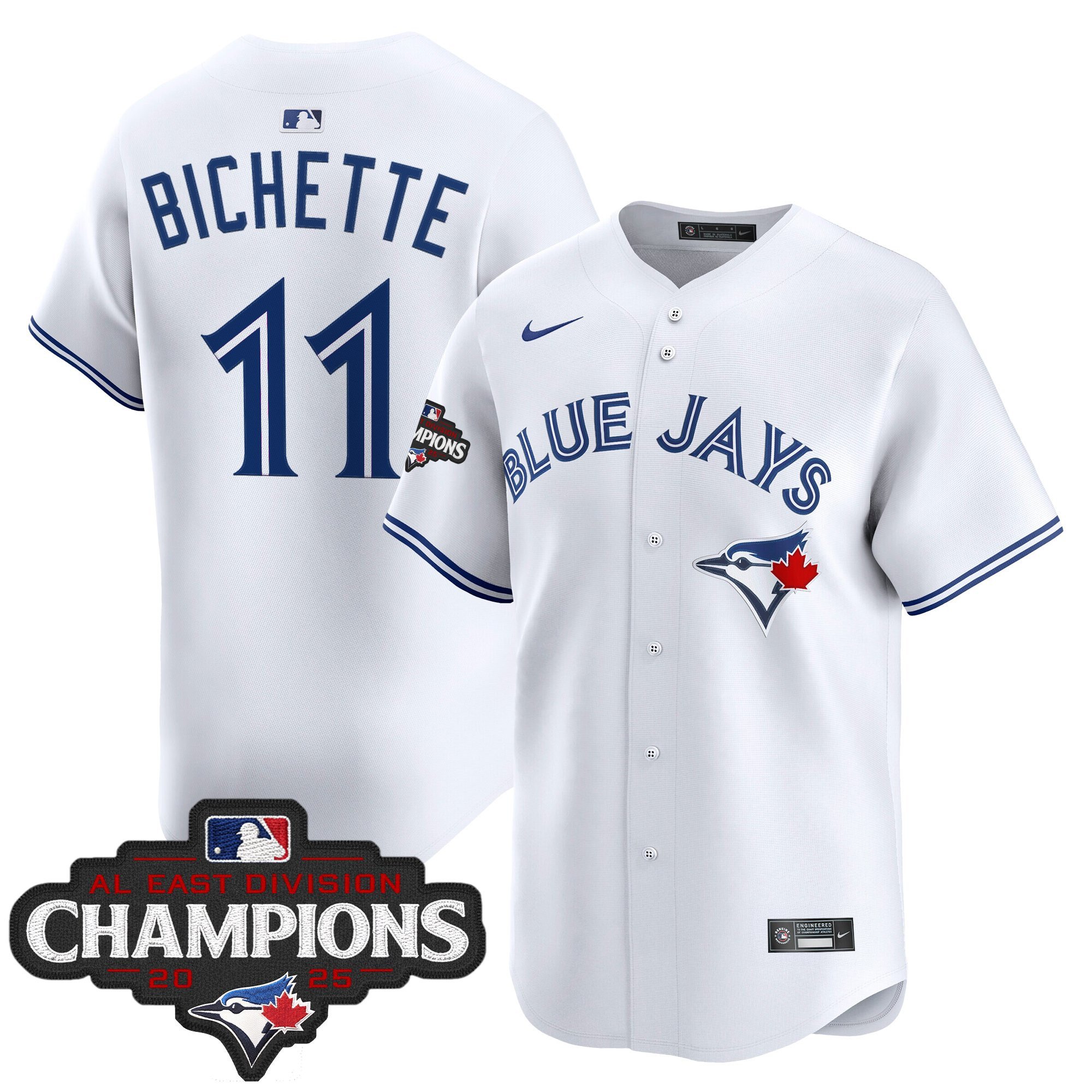 Men's Toronto Blue Jays 2025 AL East Division Champions Vapor Premier Limited Jersey - All Stitched - Image 39