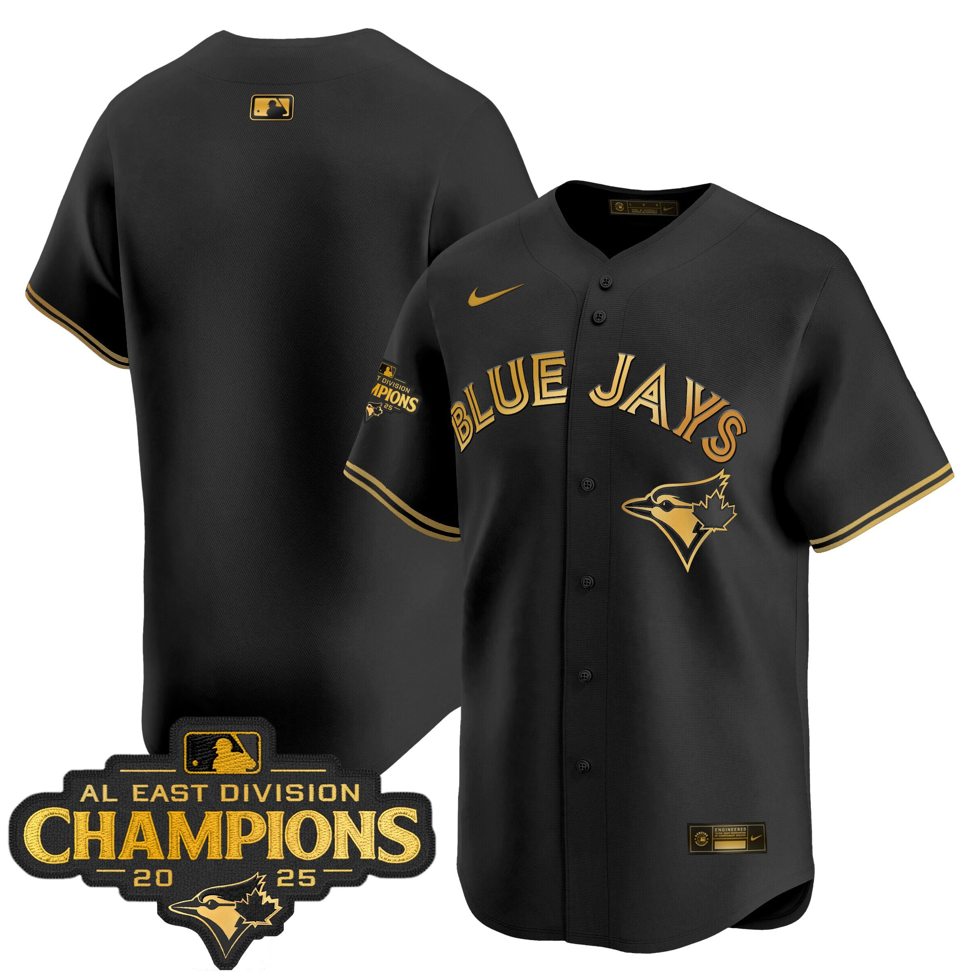 Men's Toronto Blue Jays 2025 AL East Division Champions Vapor Premier Limited Jersey - All Stitched - Image 7