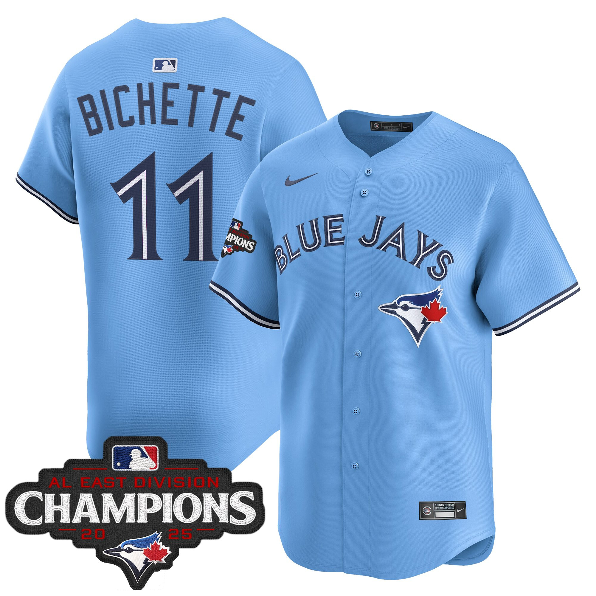 Men's Toronto Blue Jays 2025 AL East Division Champions Vapor Premier Limited Jersey - All Stitched - Image 18