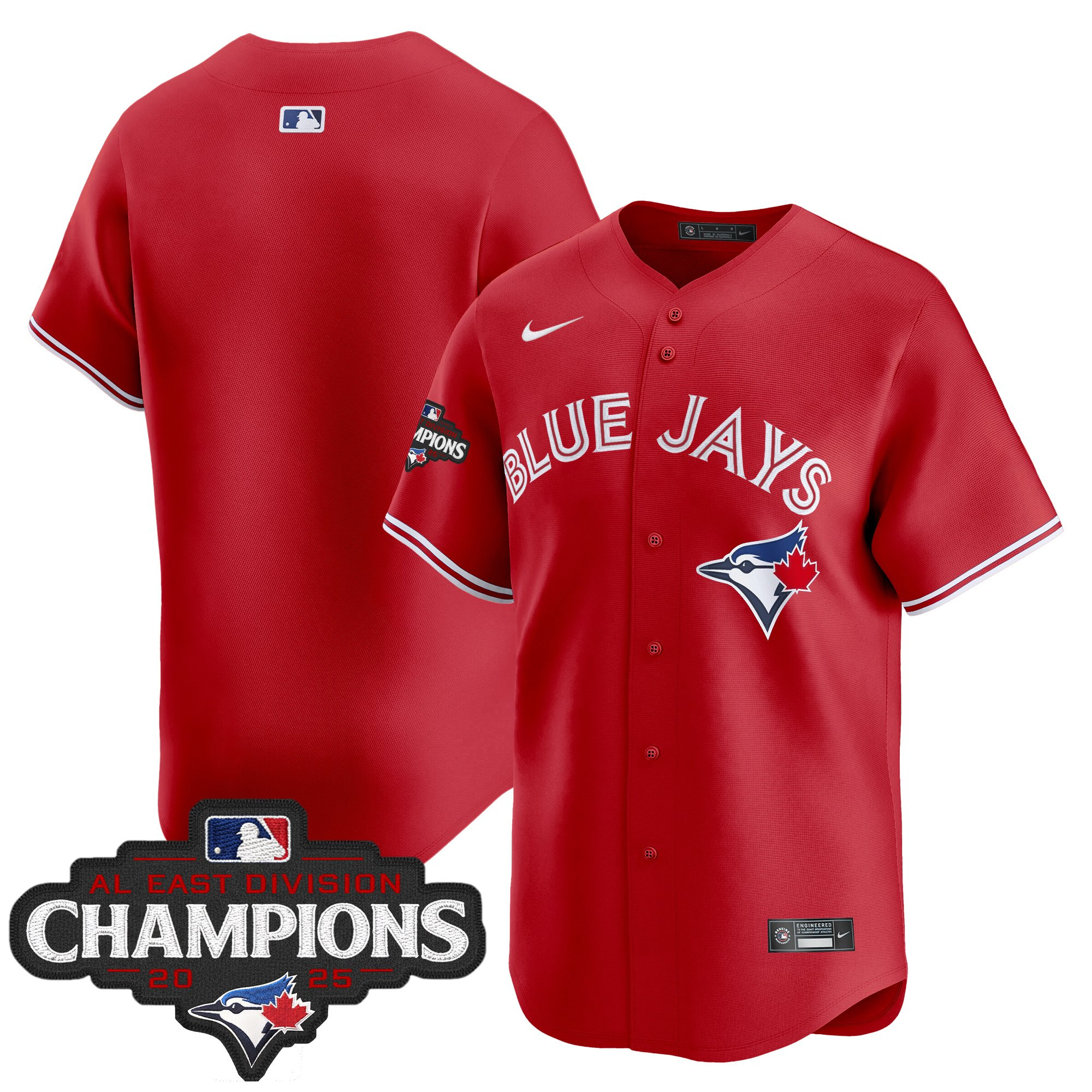 Men's Toronto Blue Jays 2025 AL East Division Champions Vapor Premier Limited Jersey - All Stitched - Image 35