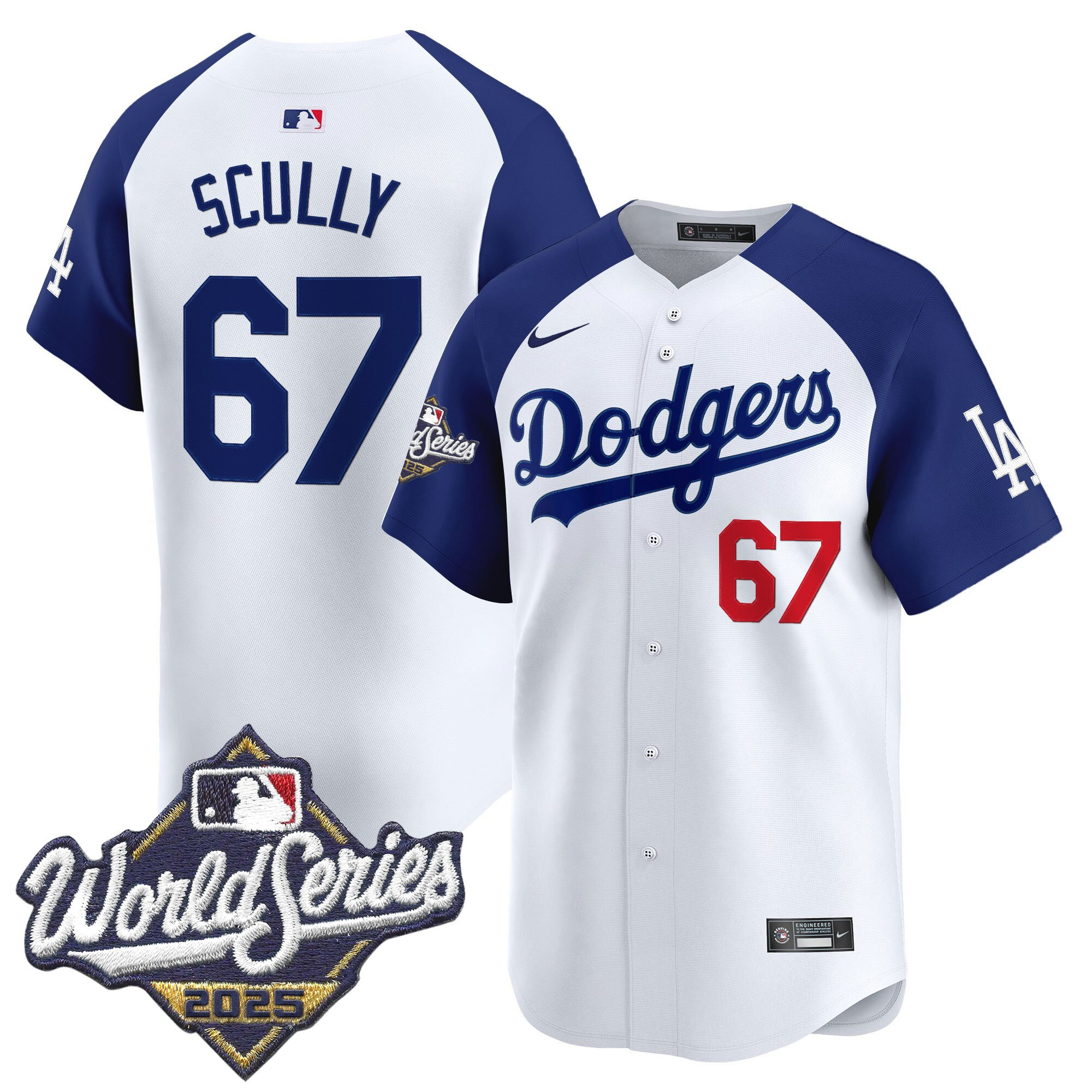 Men's Dodgers 2025 World Series Vapor Premier Limited Jersey - All Stitched - Image 29