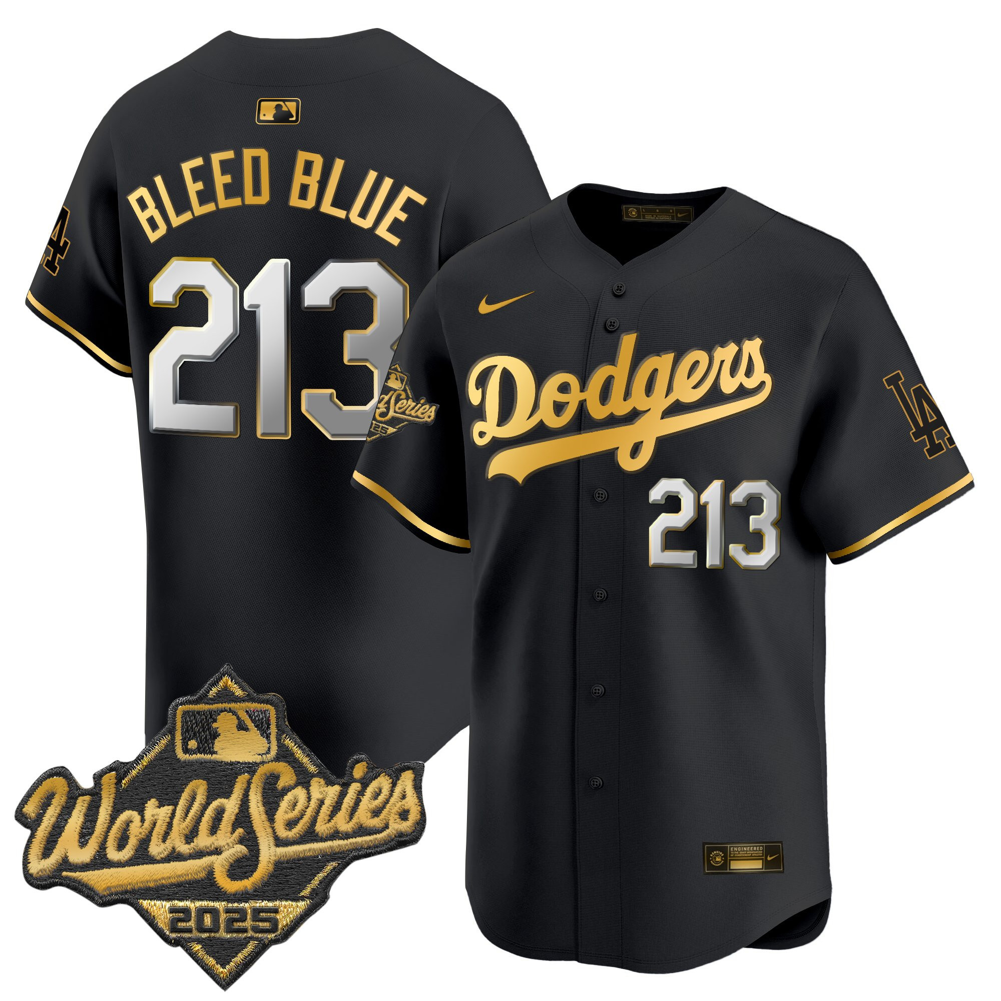 Men's Dodgers 2025 World Series Vapor Premier Limited Jersey - All Stitched - Image 46
