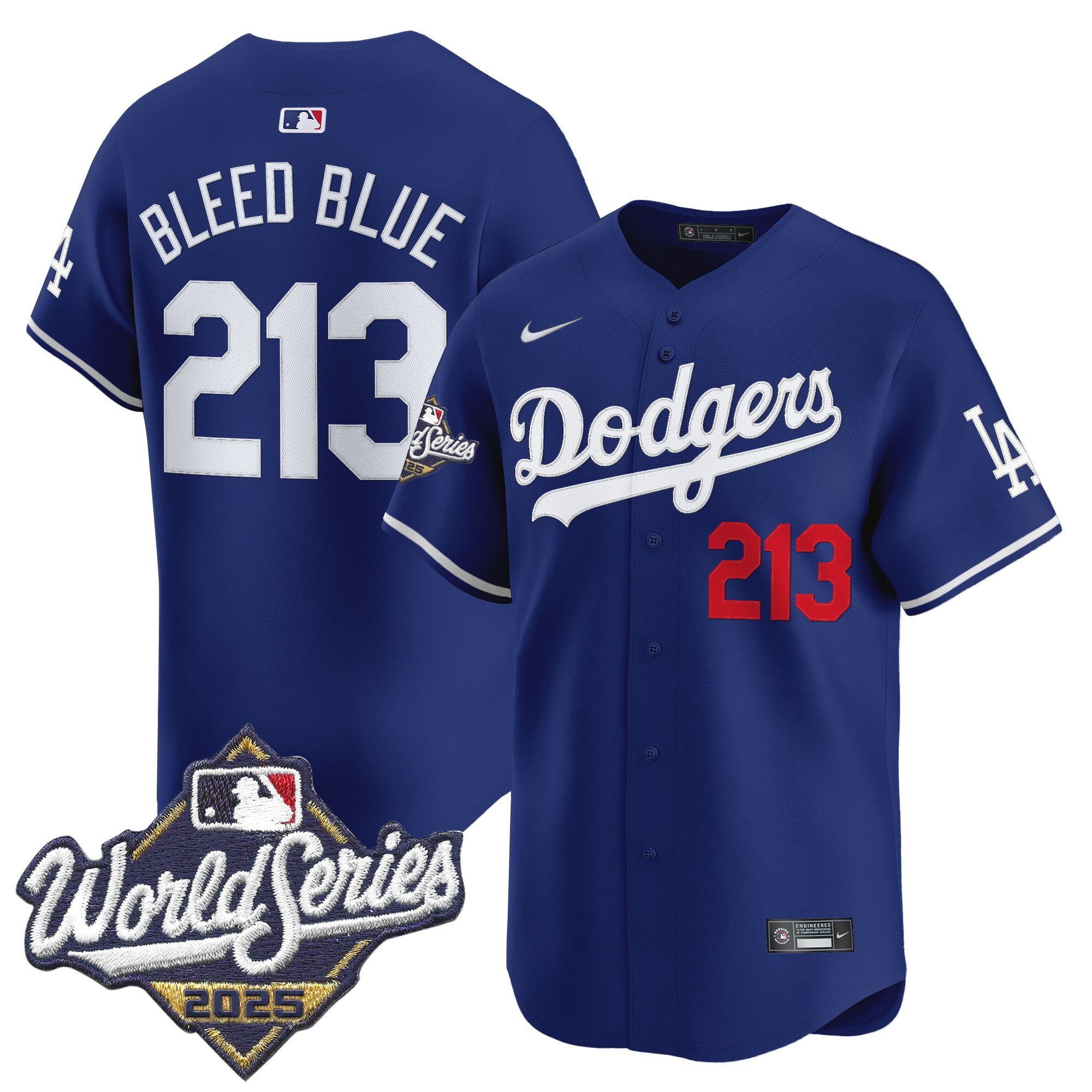 Men's Dodgers 2025 World Series Vapor Premier Limited Jersey - All Stitched - Image 13