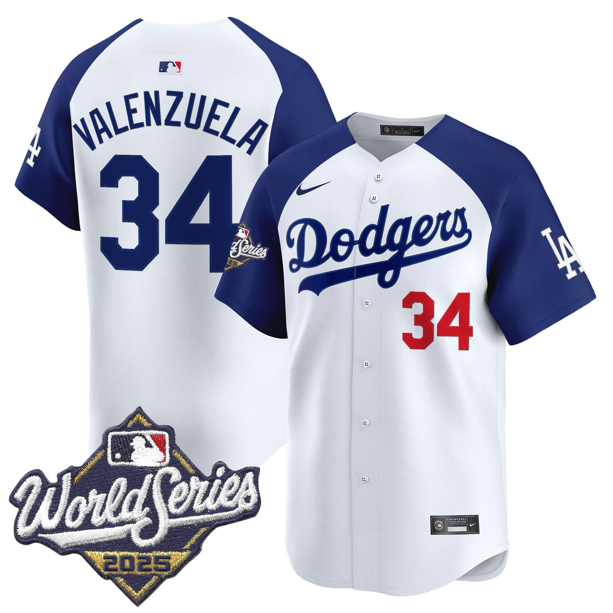 Men's Dodgers 2025 World Series Vapor Premier Limited Jersey - All Stitched - Image 26