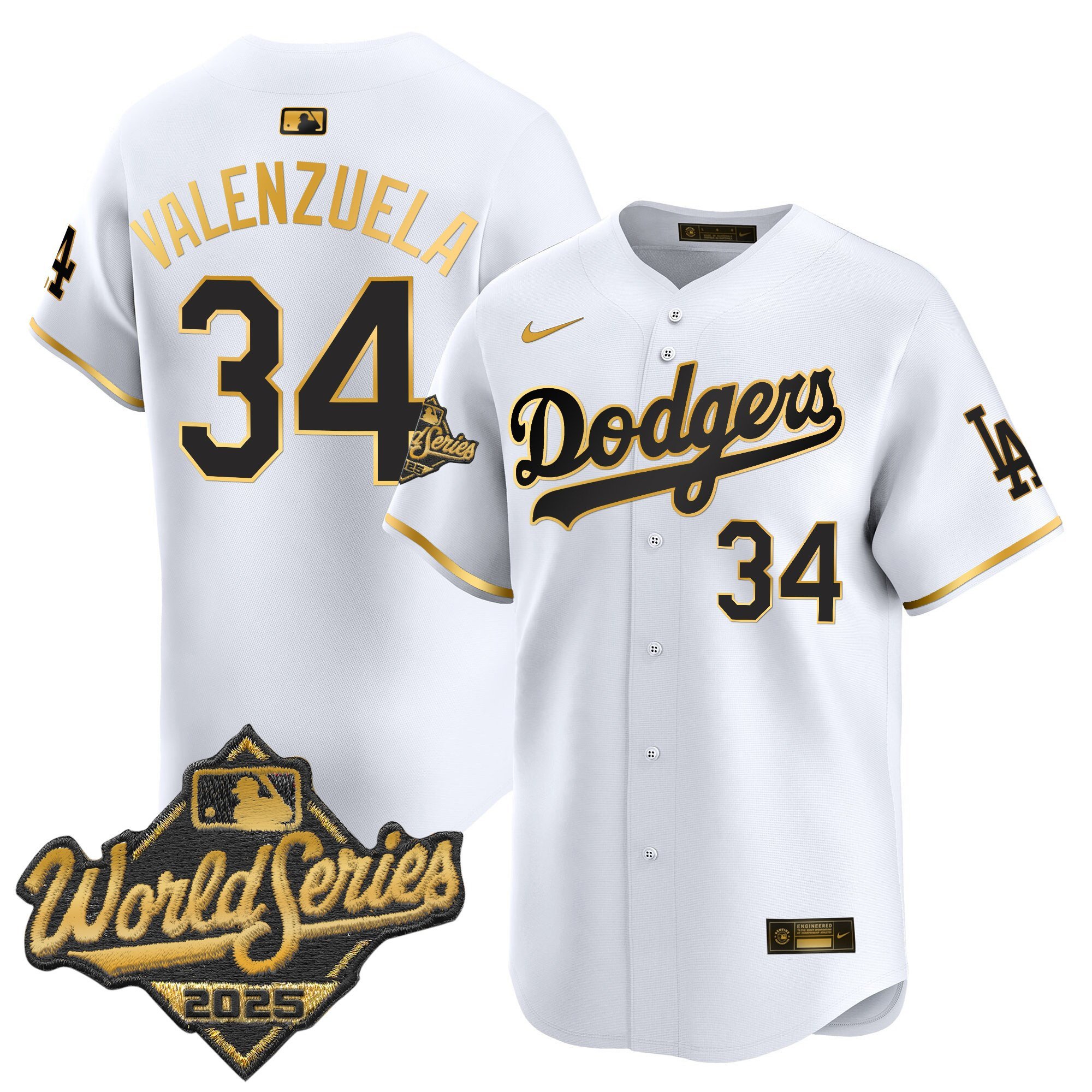 Men's Dodgers 2025 World Series Vapor Premier Limited Jersey - All Stitched - Image 37