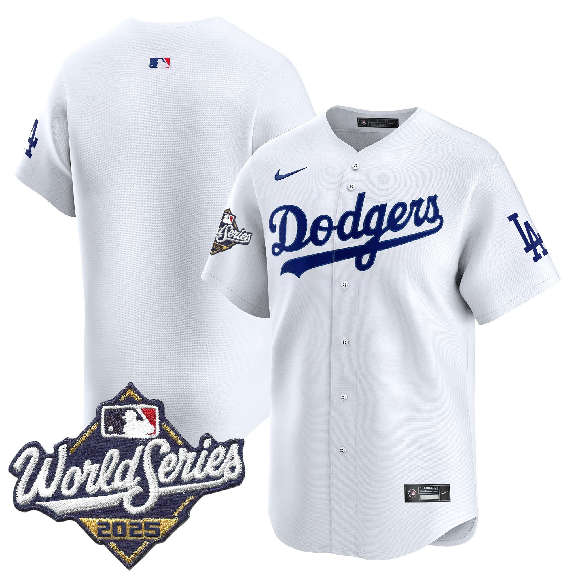 Men's Dodgers 2025 World Series Vapor Premier Limited Jersey - All Stitched - Image 11