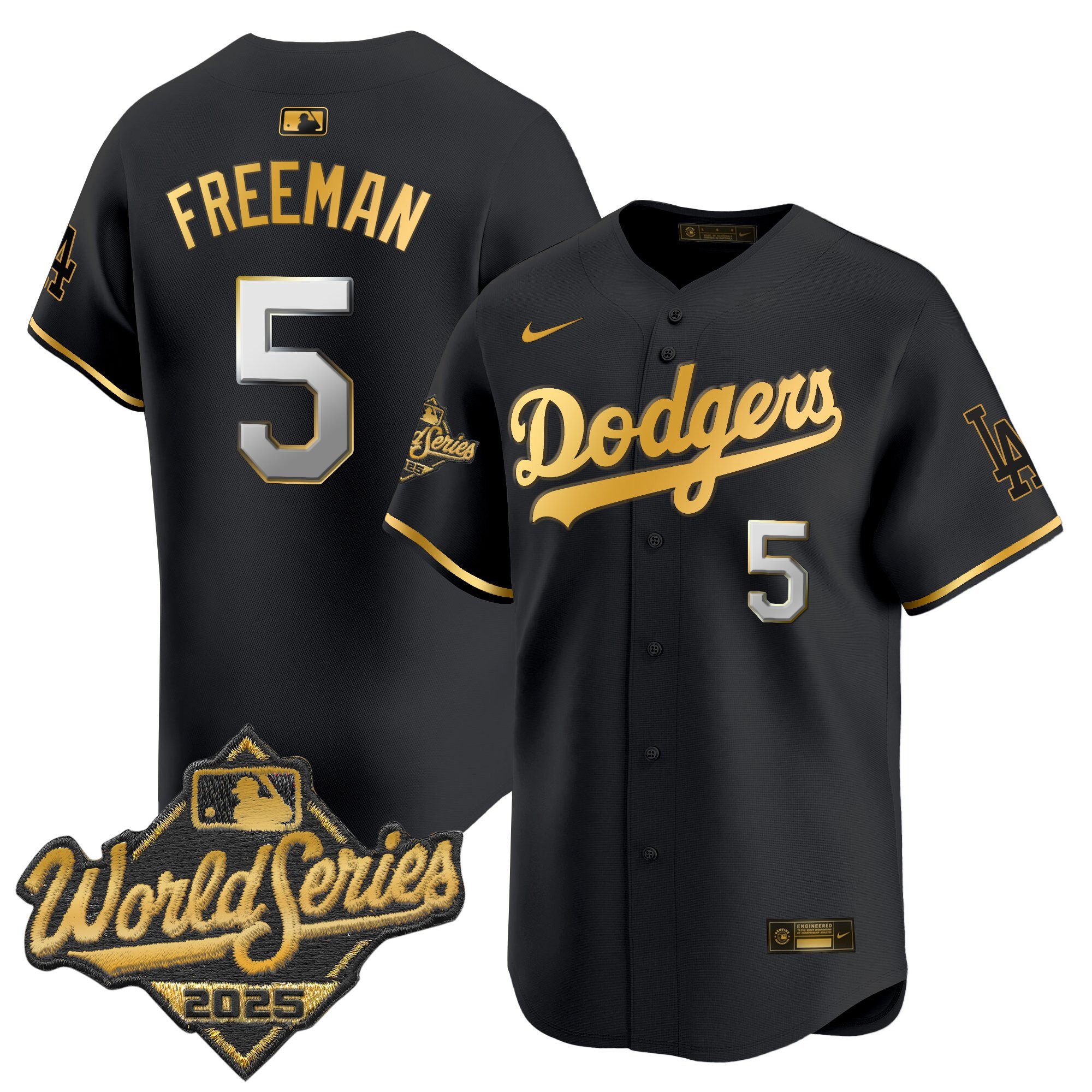 Men's Dodgers 2025 World Series Vapor Premier Limited Jersey - All Stitched - Image 47