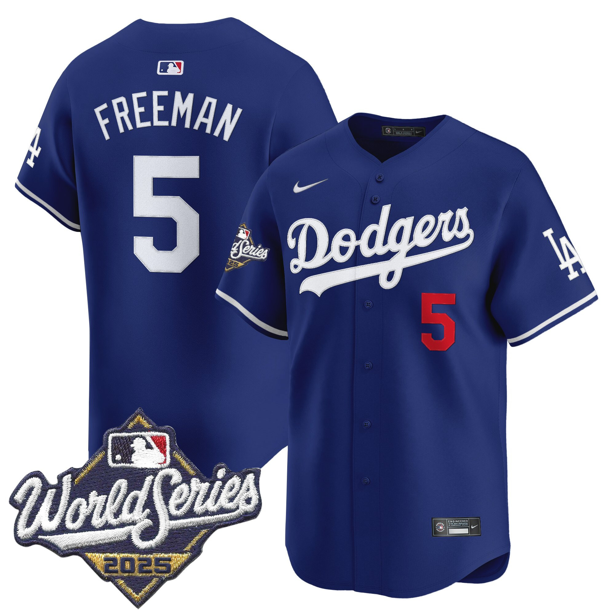 Men's Dodgers 2025 World Series Vapor Premier Limited Jersey - All Stitched - Image 14