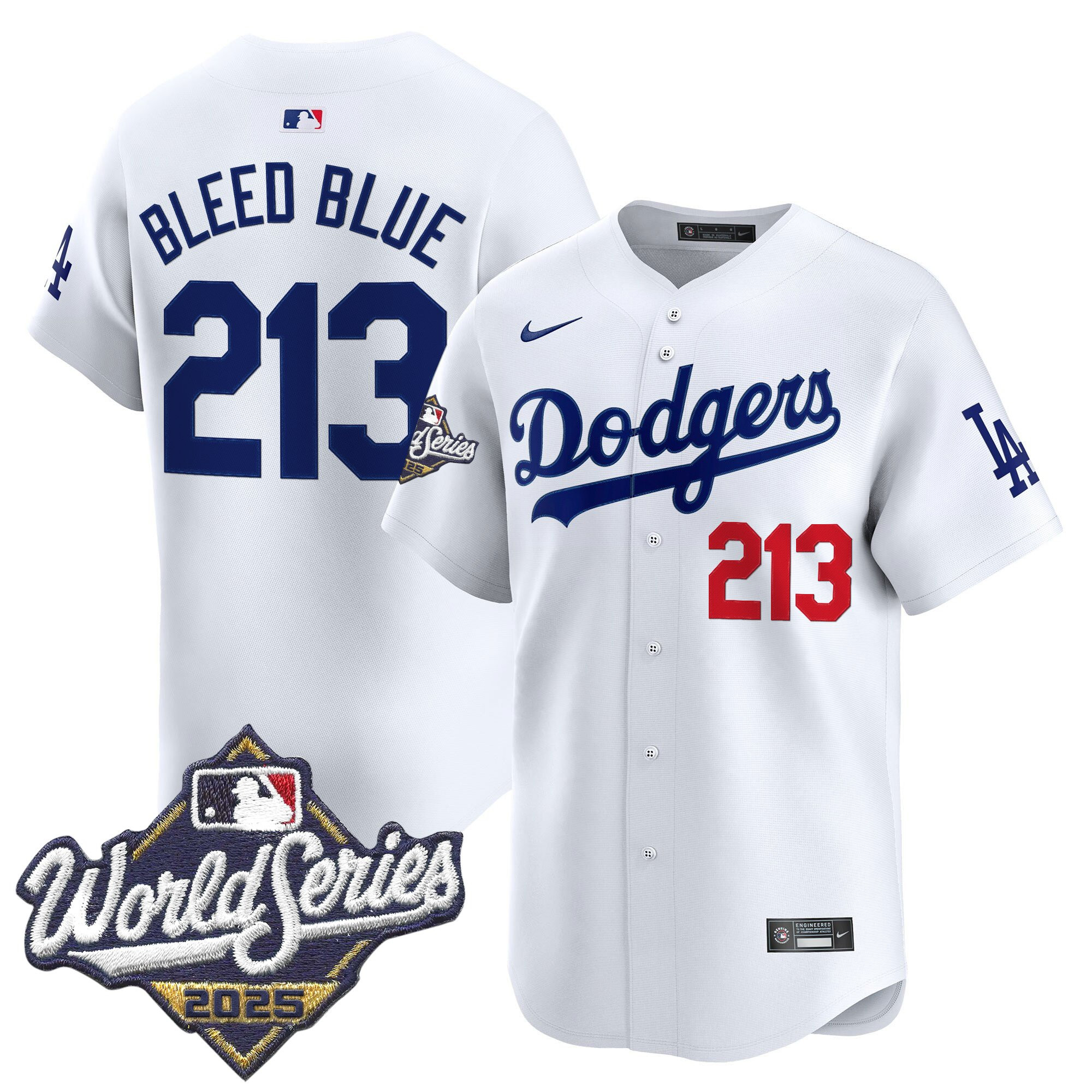 Men's Dodgers 2025 World Series Vapor Premier Limited Jersey - All Stitched - Image 2