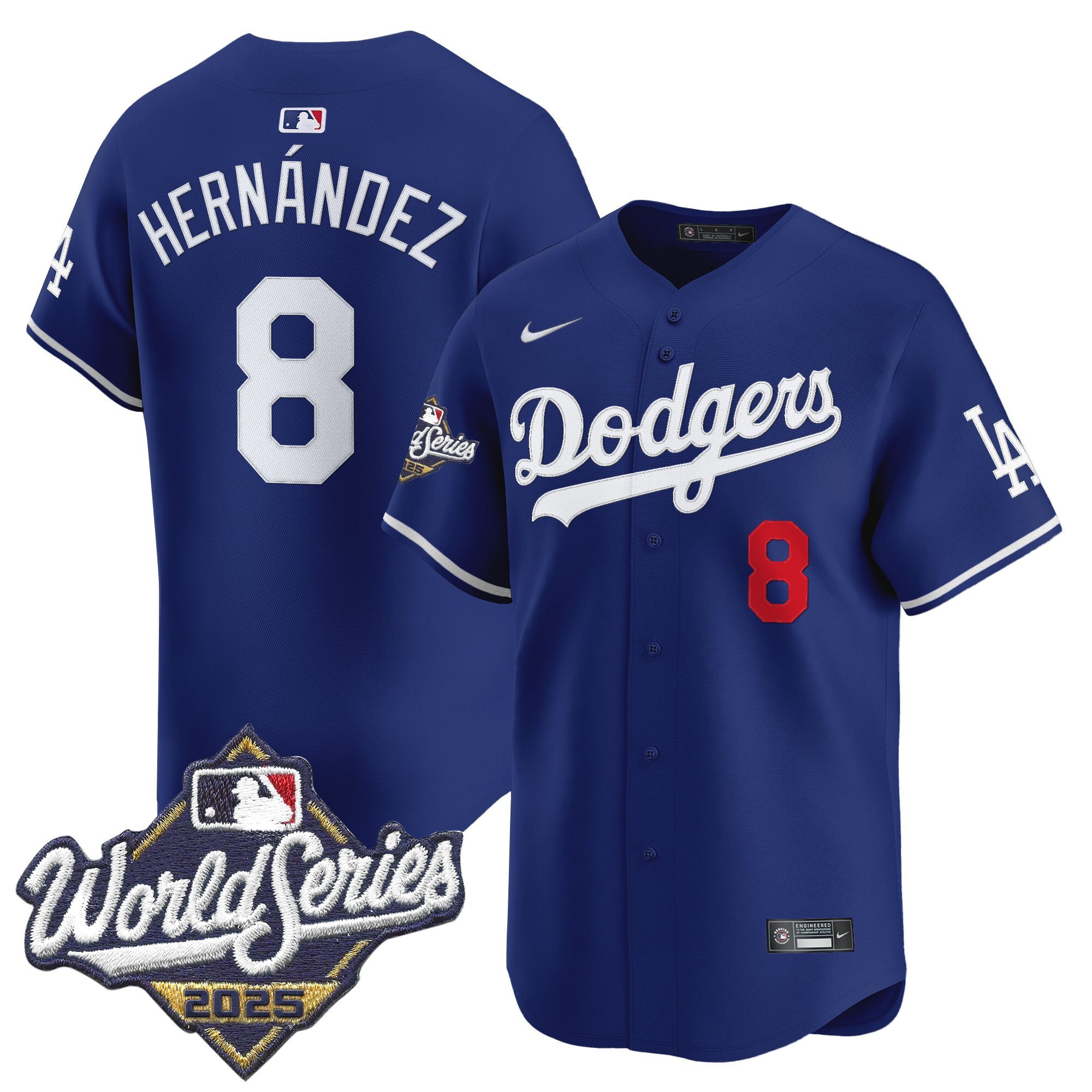 Men's Dodgers 2025 World Series Vapor Premier Limited Jersey - All Stitched - Image 19