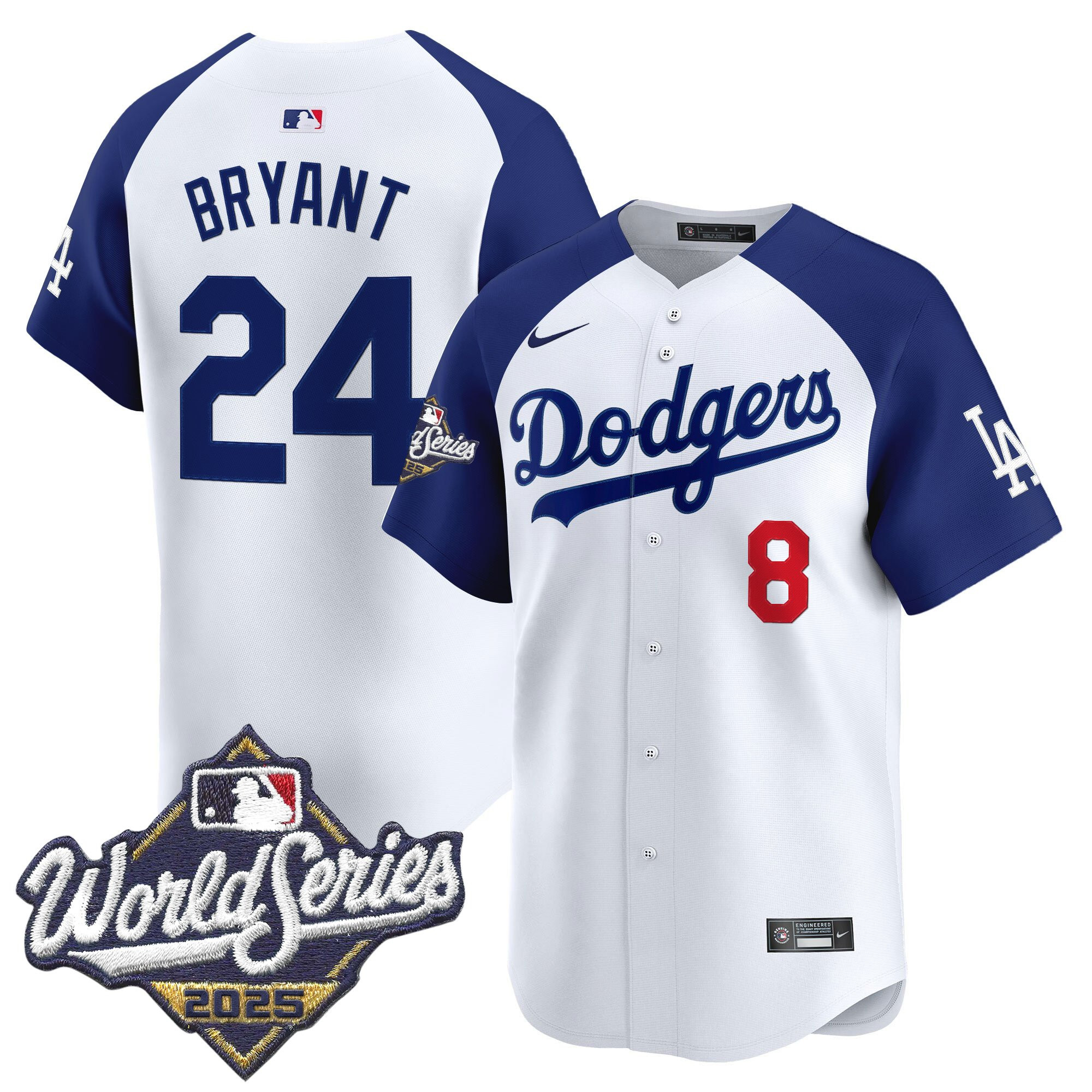 Men's Dodgers 2025 World Series Vapor Premier Limited Jersey - All Stitched - Image 28